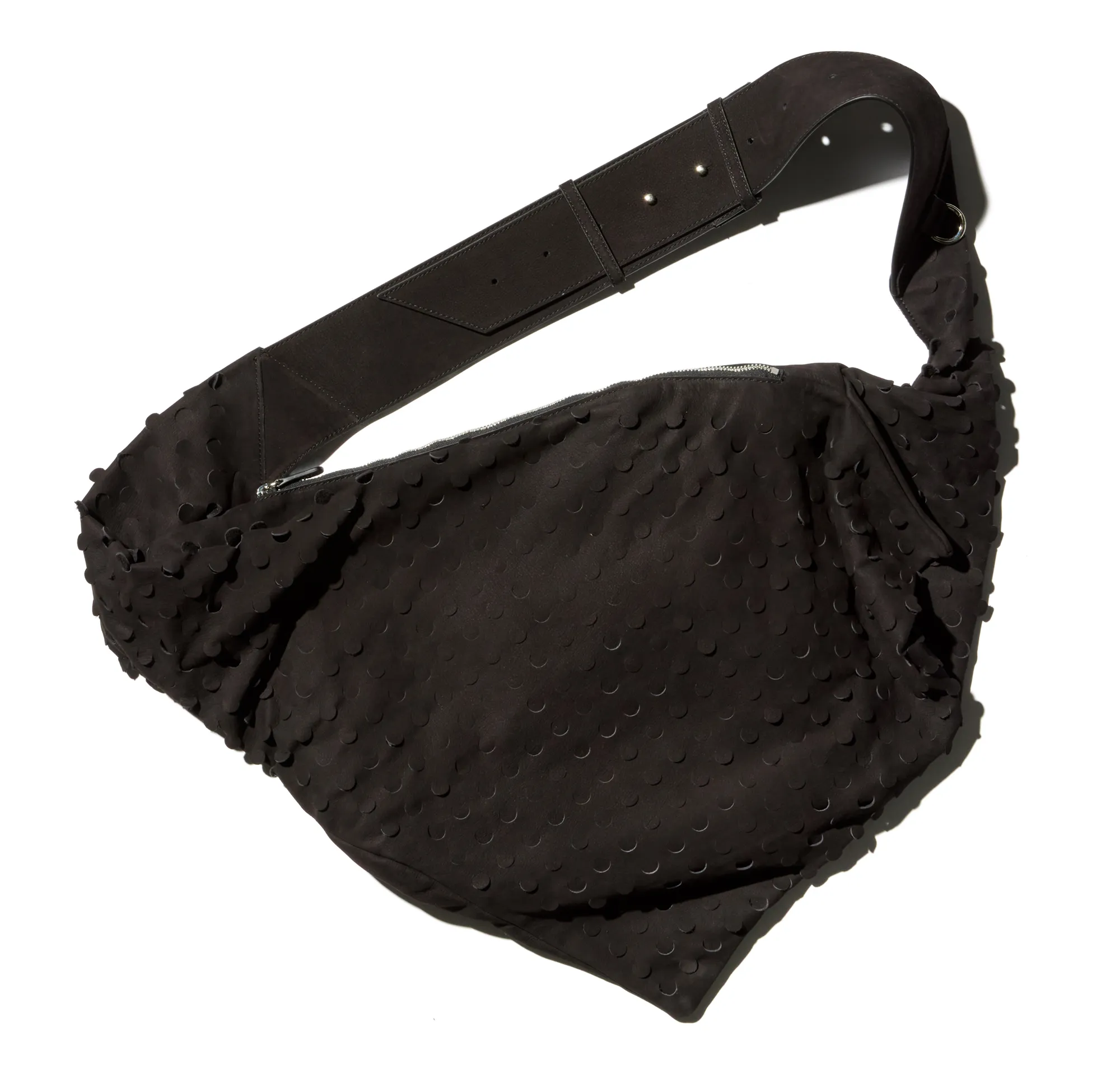 KIKO KOSTADINOV FIORE TWISTED BAG - RAVEN BLACK