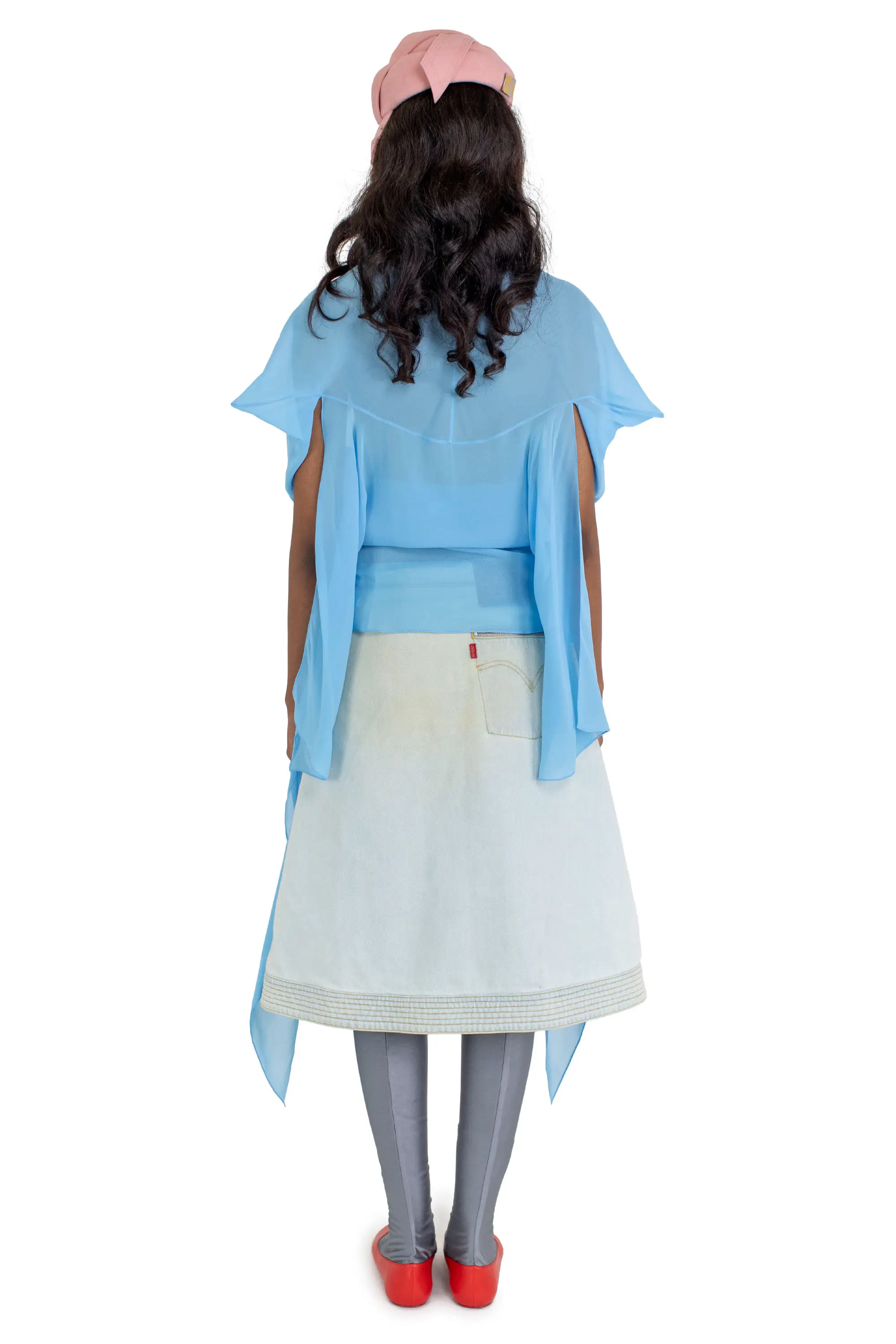 KIKO KOSTADINOV FORNAX BLOUSE - SKY BLUE