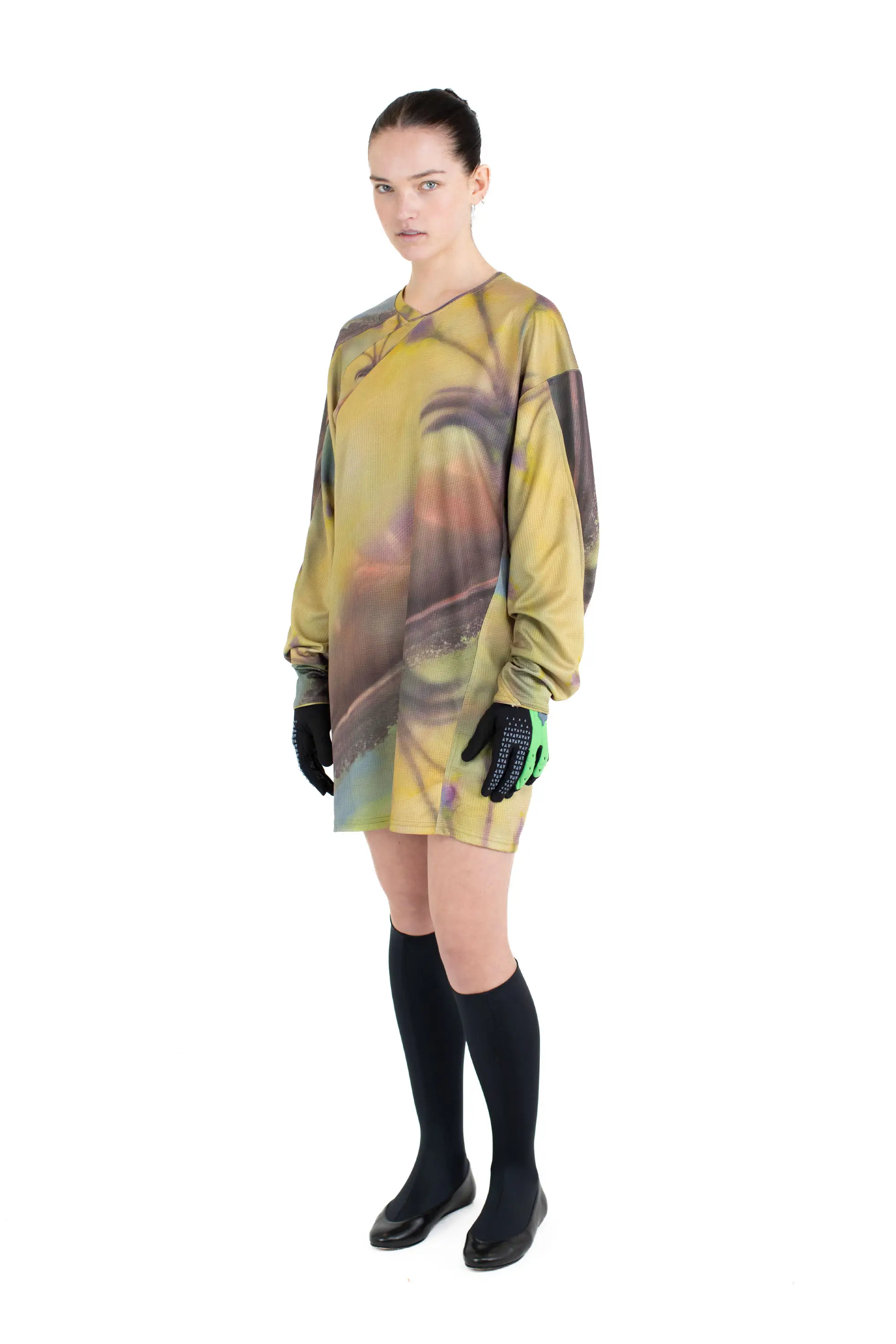 KIKO KOSTADINOV FOX RACING PRINTED TUNIC - CHAI