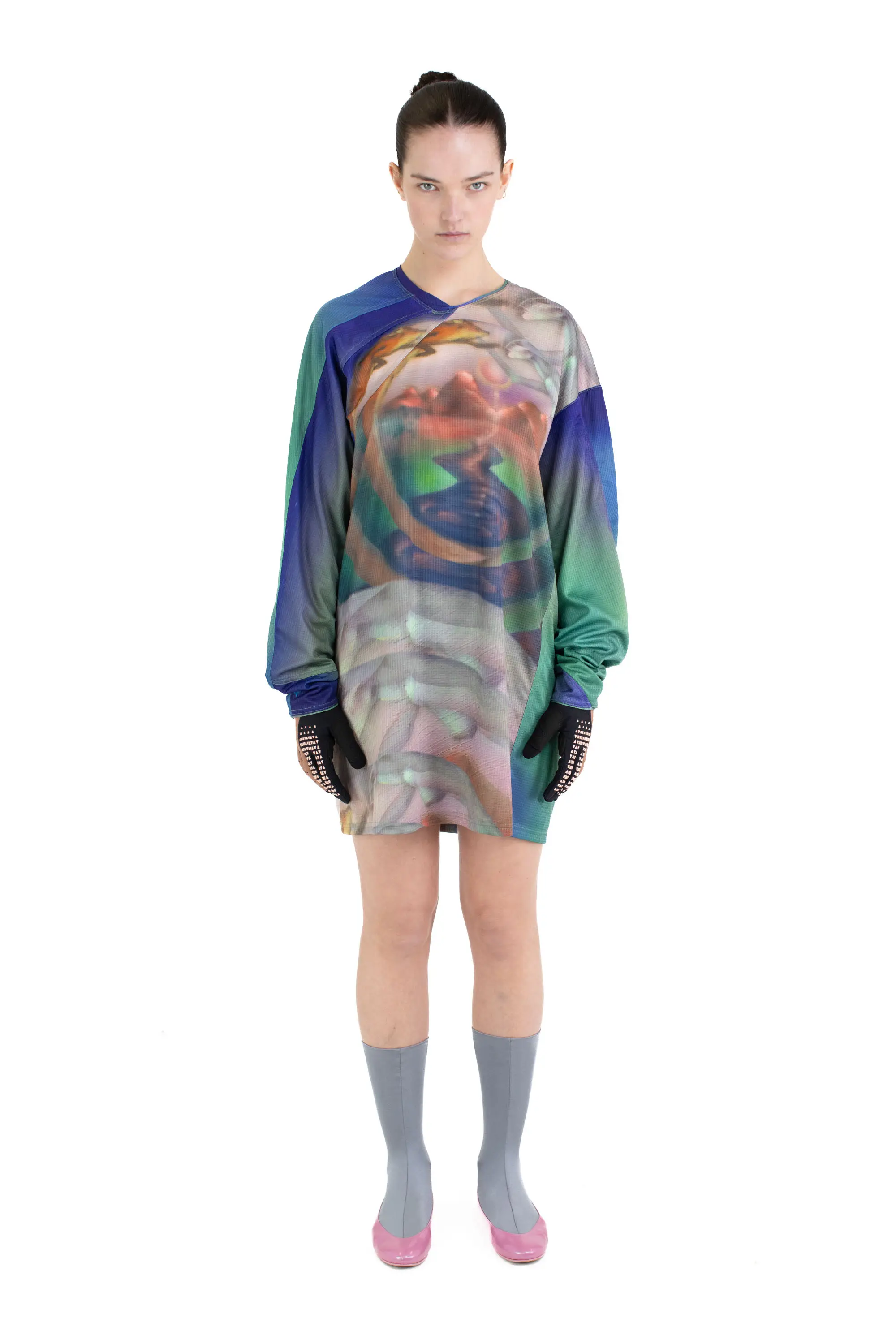 KIKO KOSTADINOV FOX RACING PRINTED TUNIC - MULTI