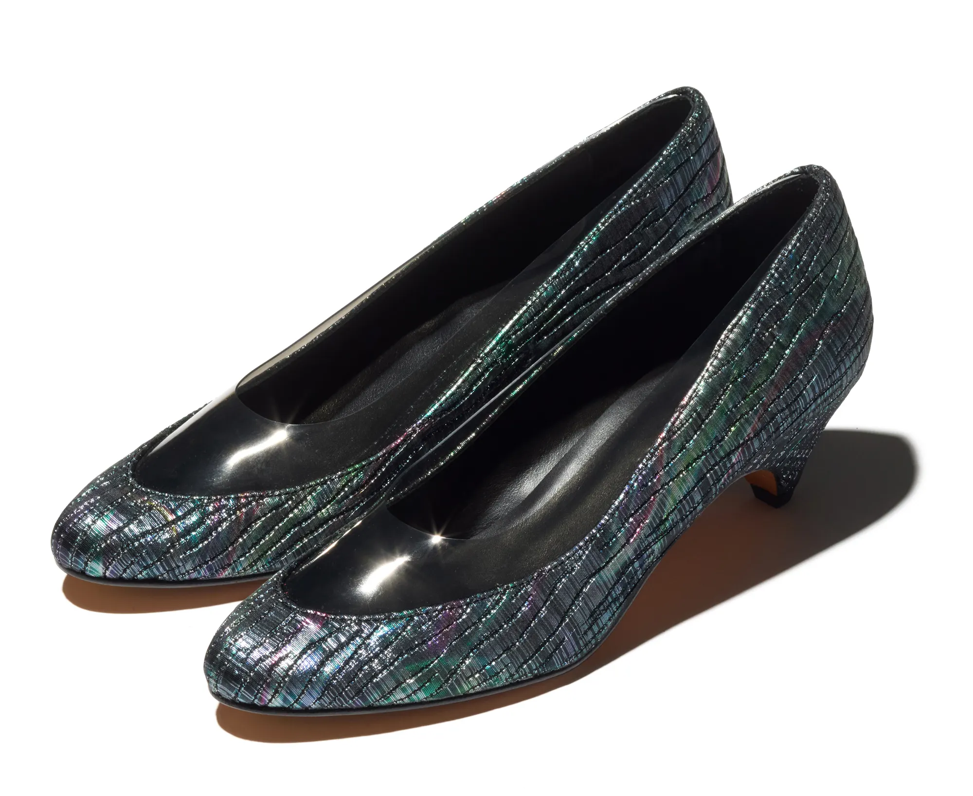 KIKO KOSTADINOV JAEGER PUMPS - METALLIC FOREST