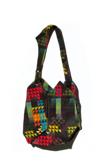 KIKO KOSTADINOV KALEIDOSCOPE BAG - MULTI ABSTRACT CHECK