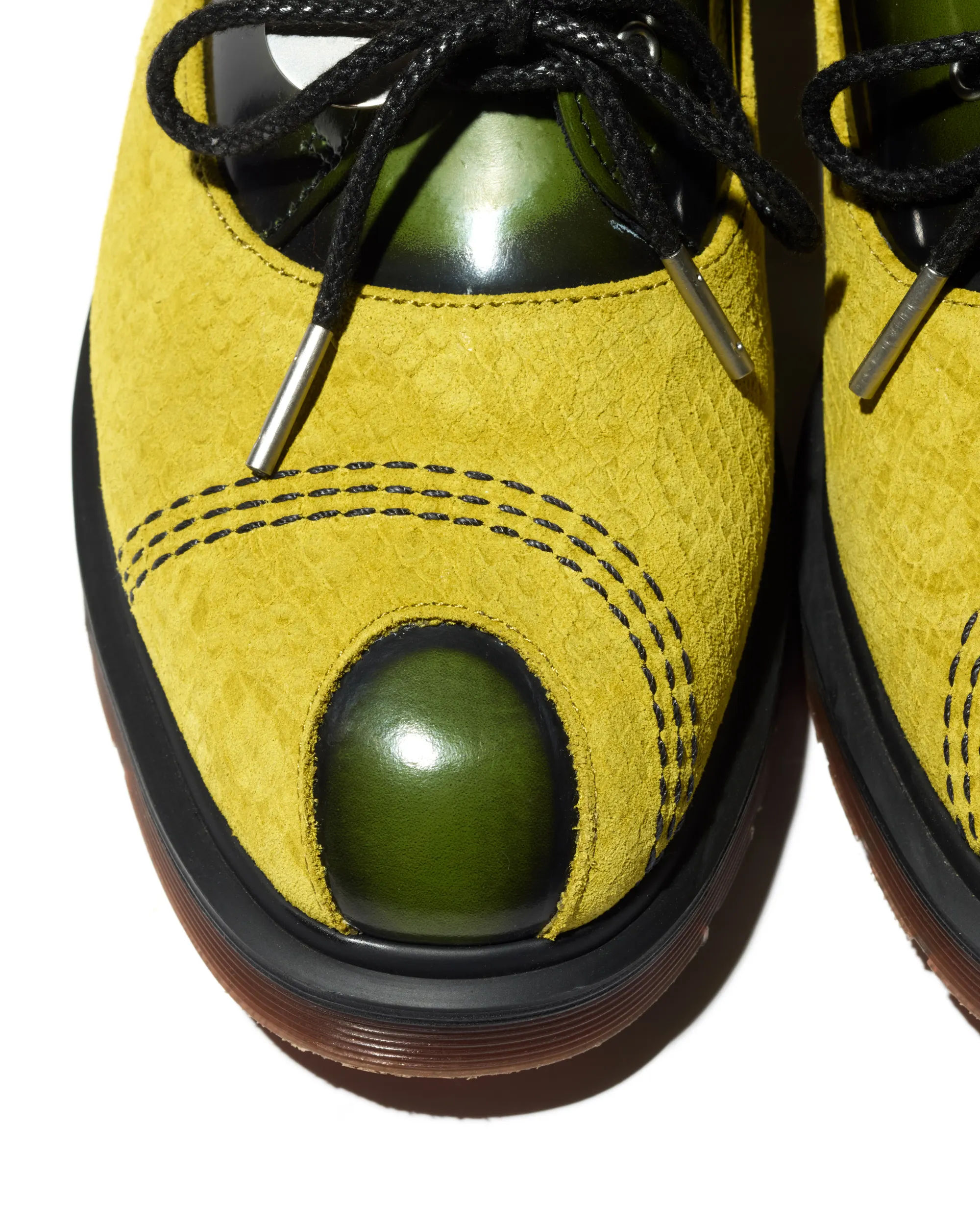 KIKO KOSTADINOV Kiko Kostadinov x Dr. Martens 1 Toe Box - Moss Green