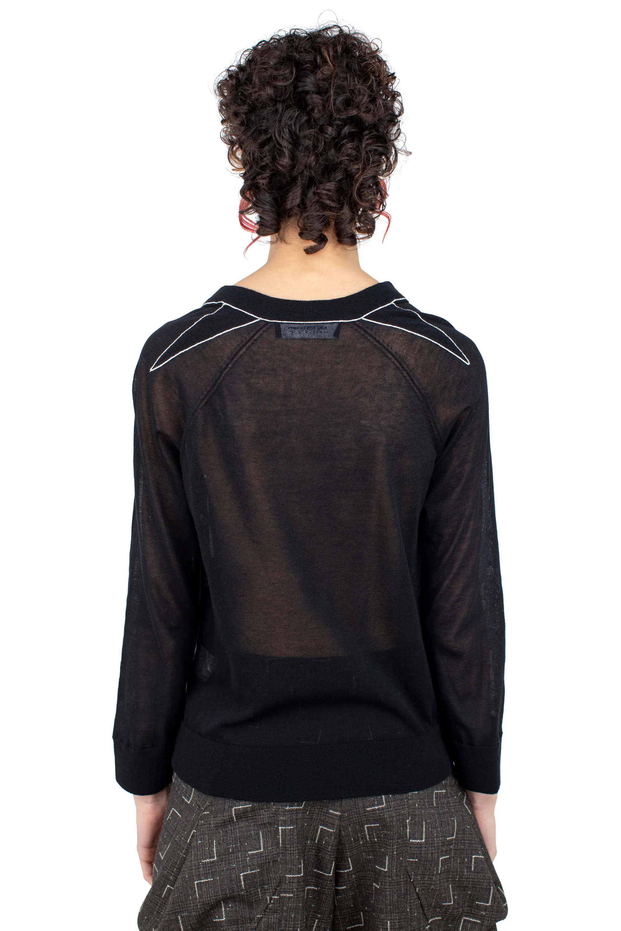 KIKO KOSTADINOV KREINER KNIT CARDIGAN - BLACK