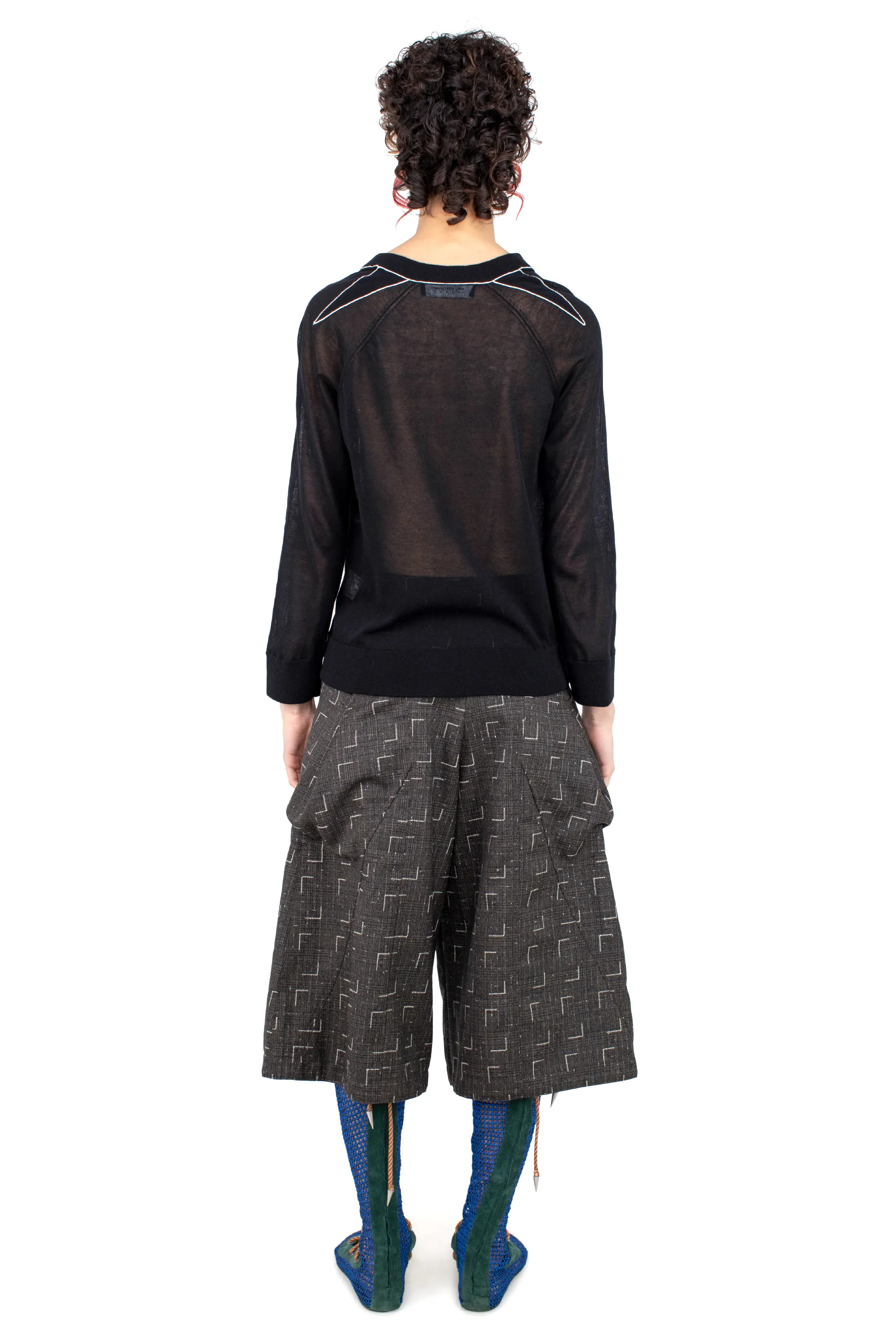 KIKO KOSTADINOV KREINER KNIT CARDIGAN - BLACK