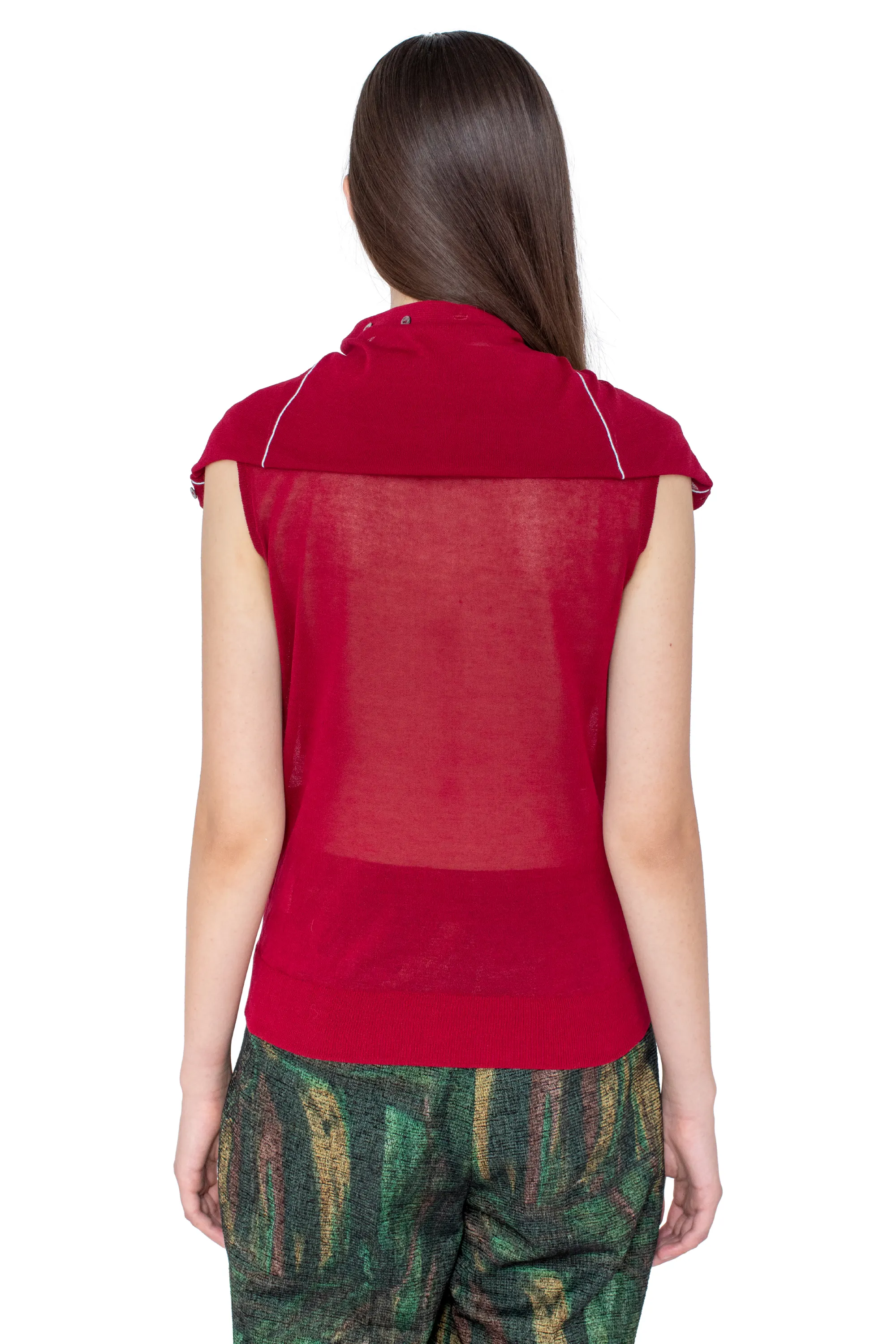 KIKO KOSTADINOV KREINER KNIT ROLLNECK - CLARET