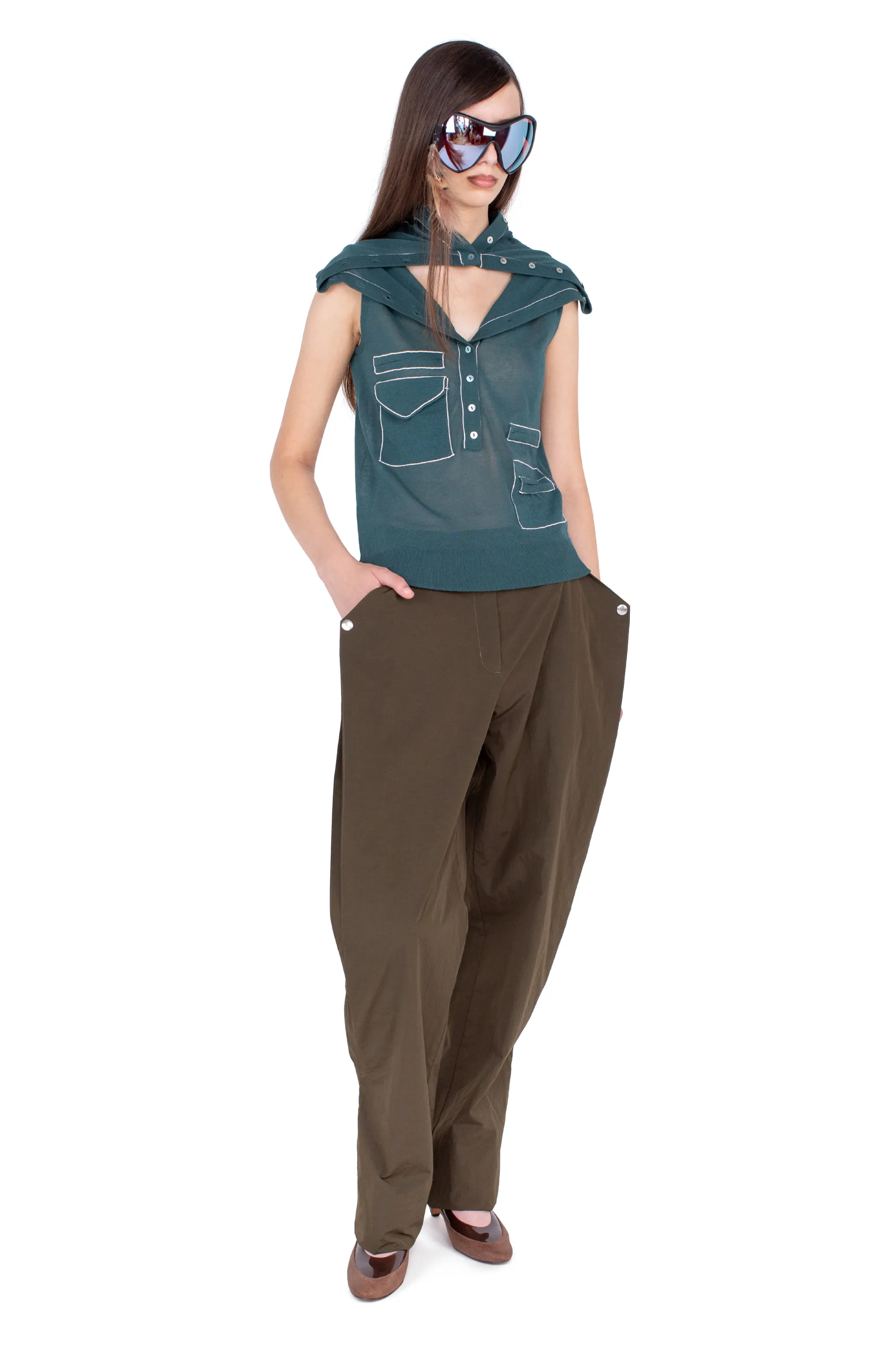 KIKO KOSTADINOV KREINER KNIT ROLLNECK - LODEN