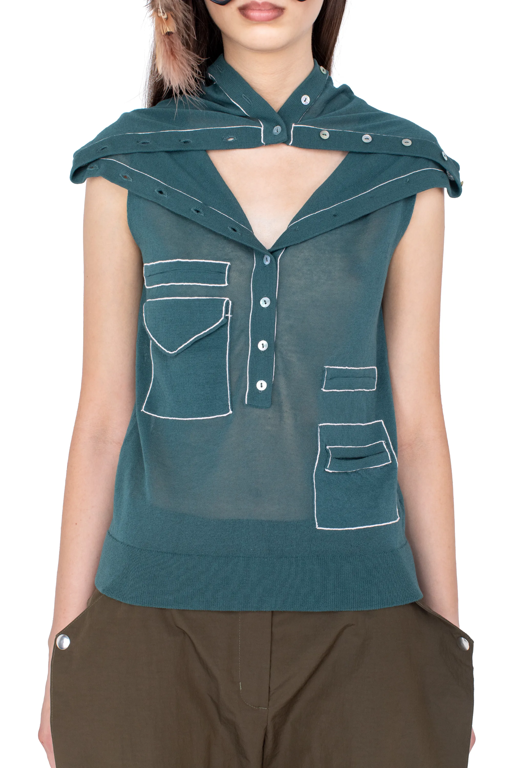 KIKO KOSTADINOV KREINER KNIT ROLLNECK - LODEN