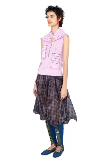 KIKO KOSTADINOV KREINER KNIT ROLLNECK - PALE PINK