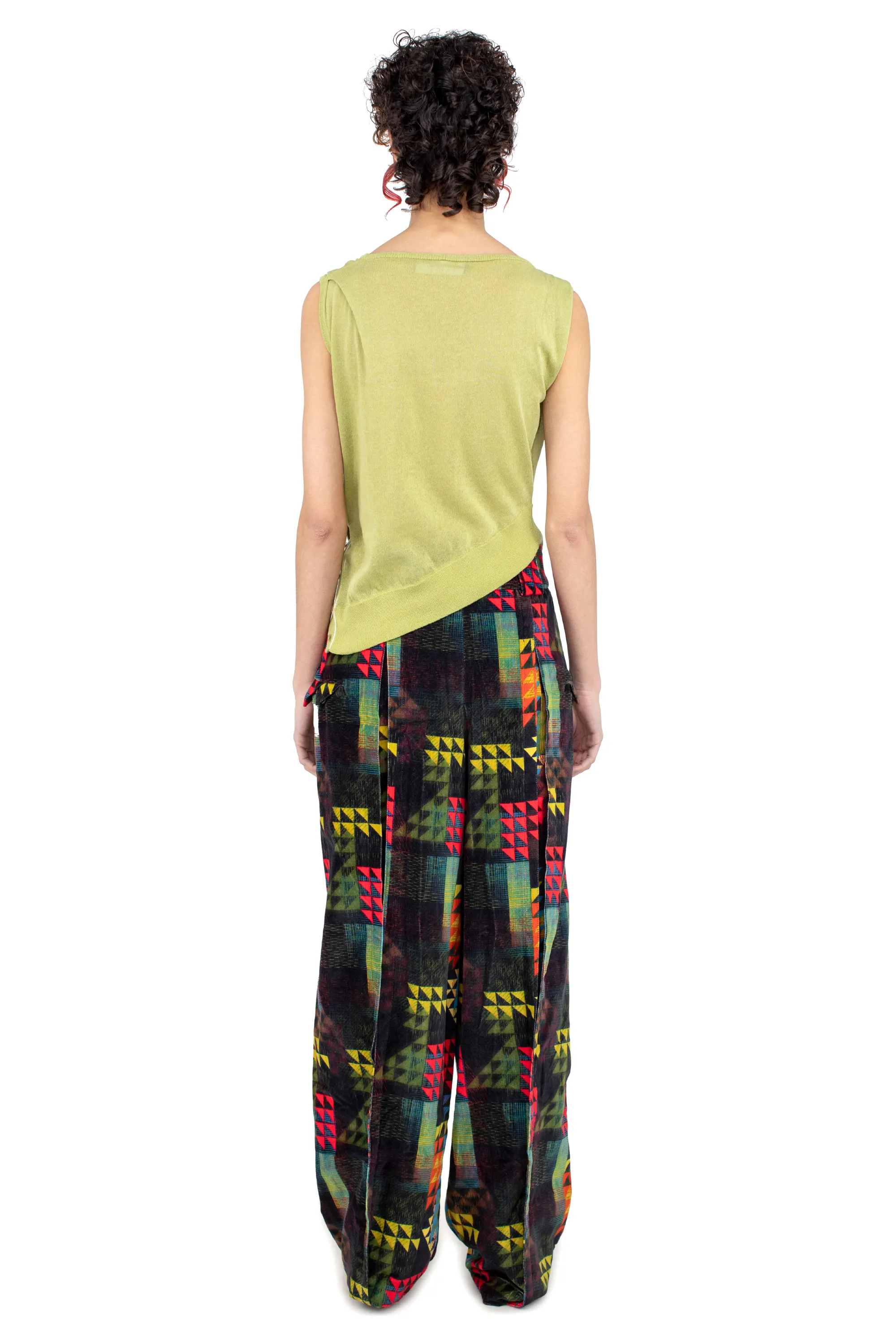 KIKO KOSTADINOV KREINER KNIT TOP - SAGE GREEN