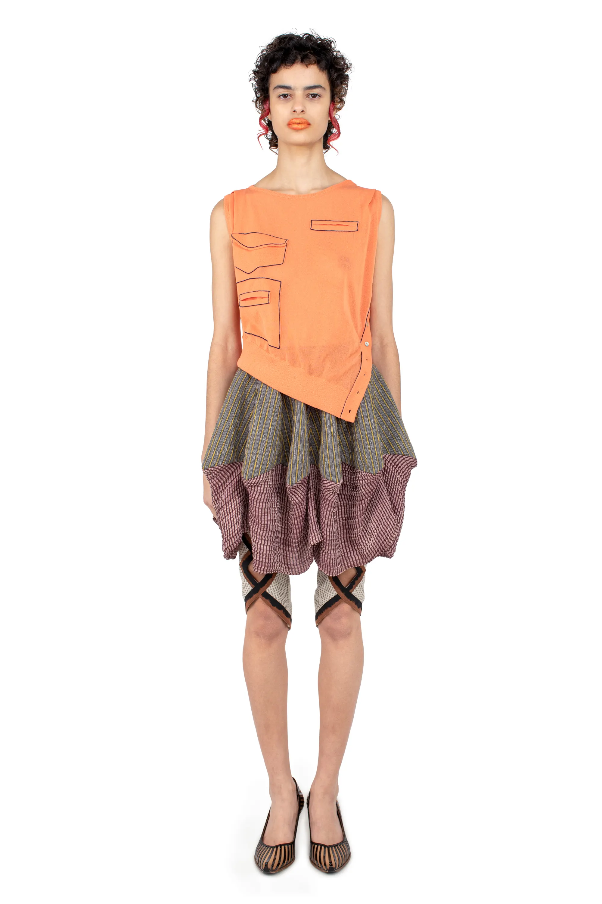 KREINER KNIT TOP - SALMON – KIKO KOSTADINOV
