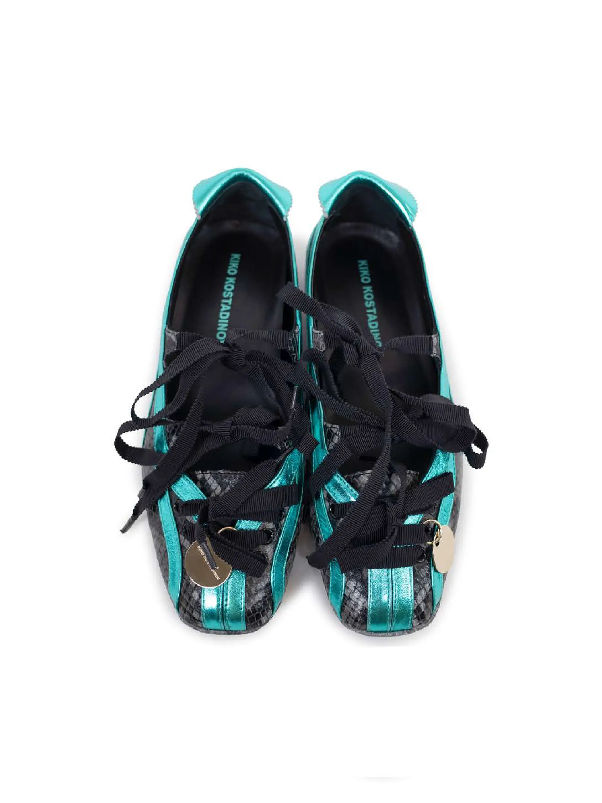 KIKO KOSTADINOV LELLA HYBRID CHARCOAL PYTHON / CELESTE