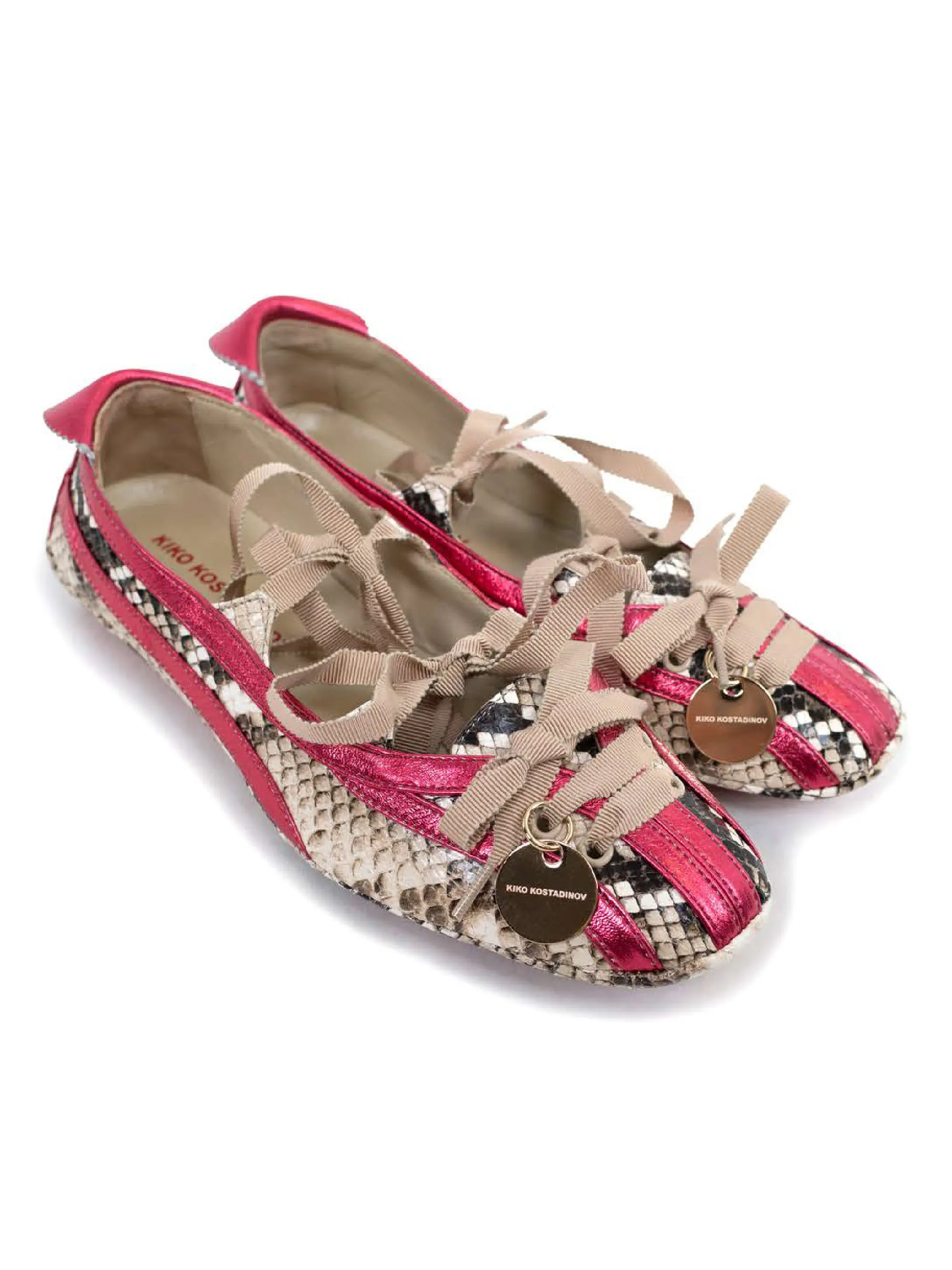 LELLA HYBRID IVORY PYTHON / FIRE RED – KIKO KOSTADINOV