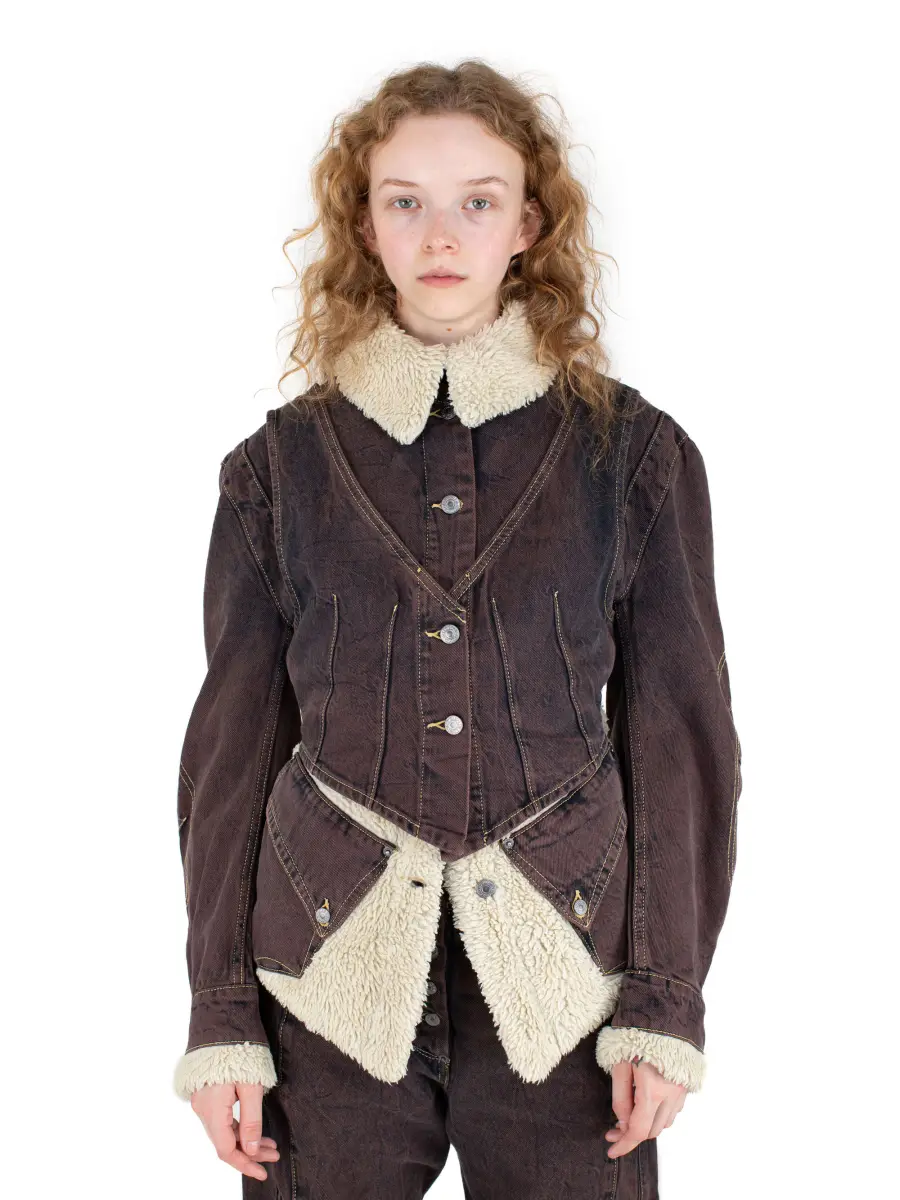 Levi's® X Kiko Kostadinov Paneled Jacket - Brown | Levi's® CA