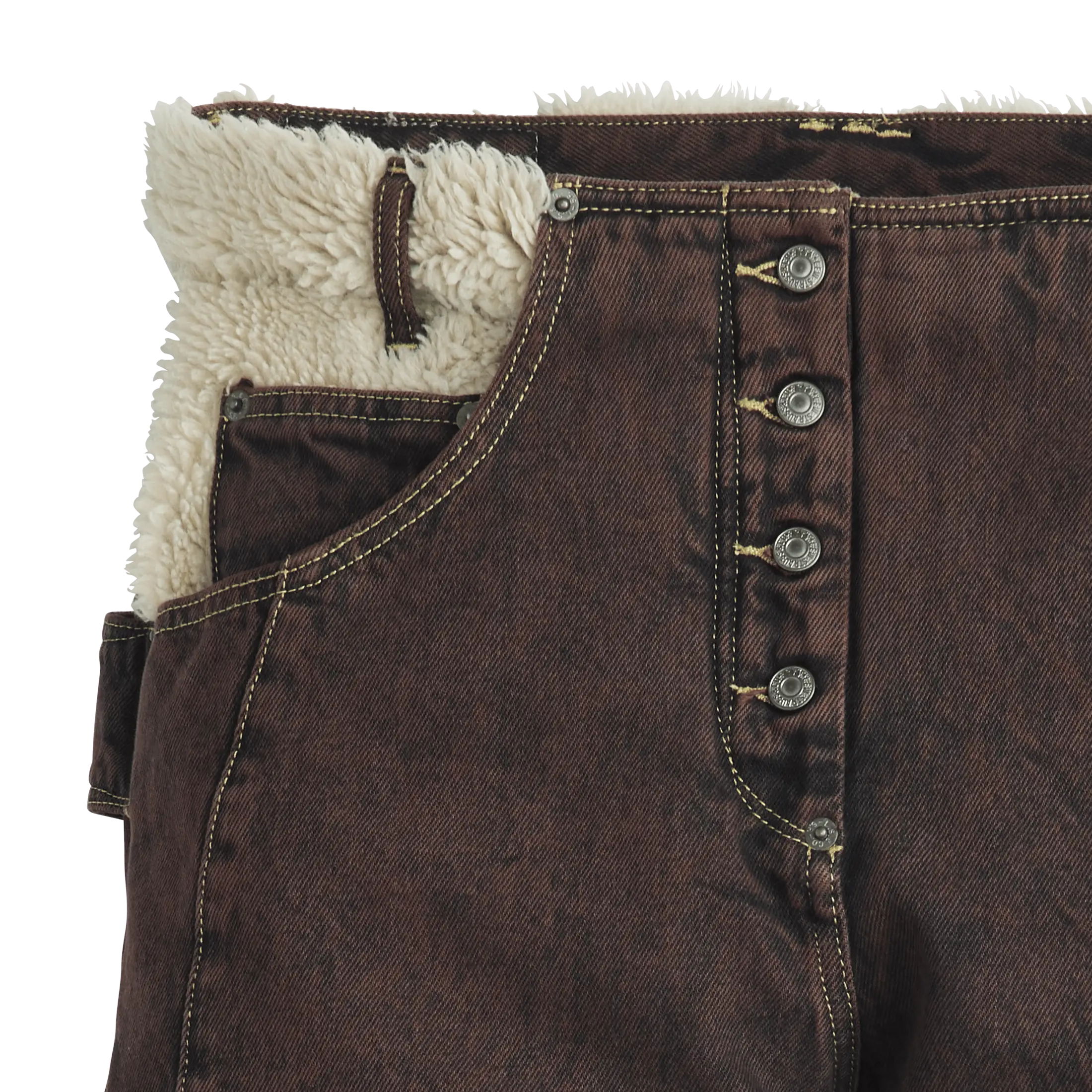 KIKO KOSTADINOV Levi's Faun Twisted Jeans – Brown