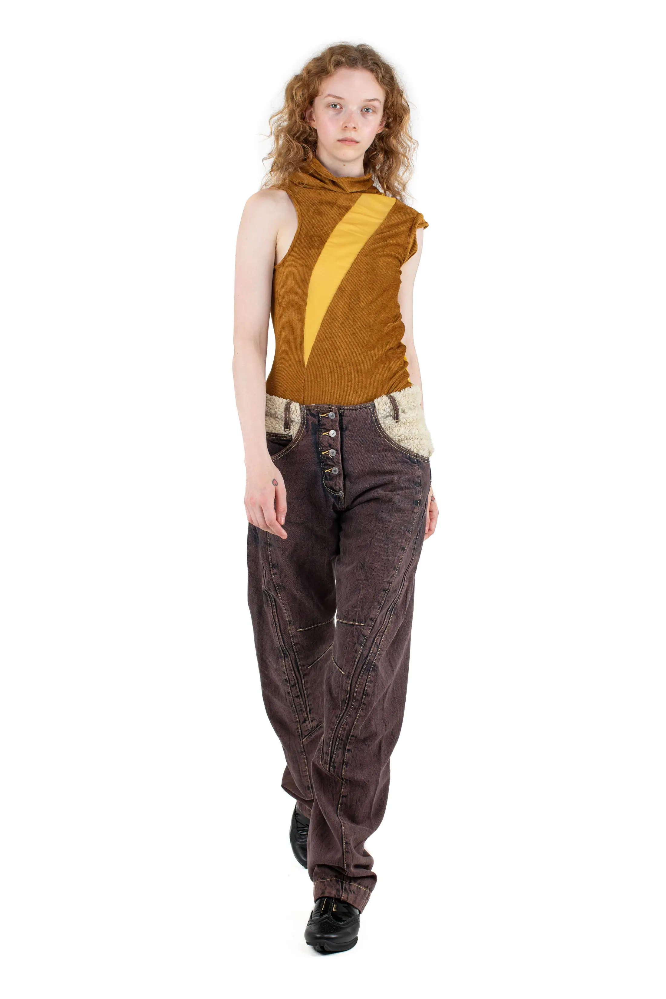 KIKO KOSTADINOV Levi's Faun Twisted Jeans – Brown