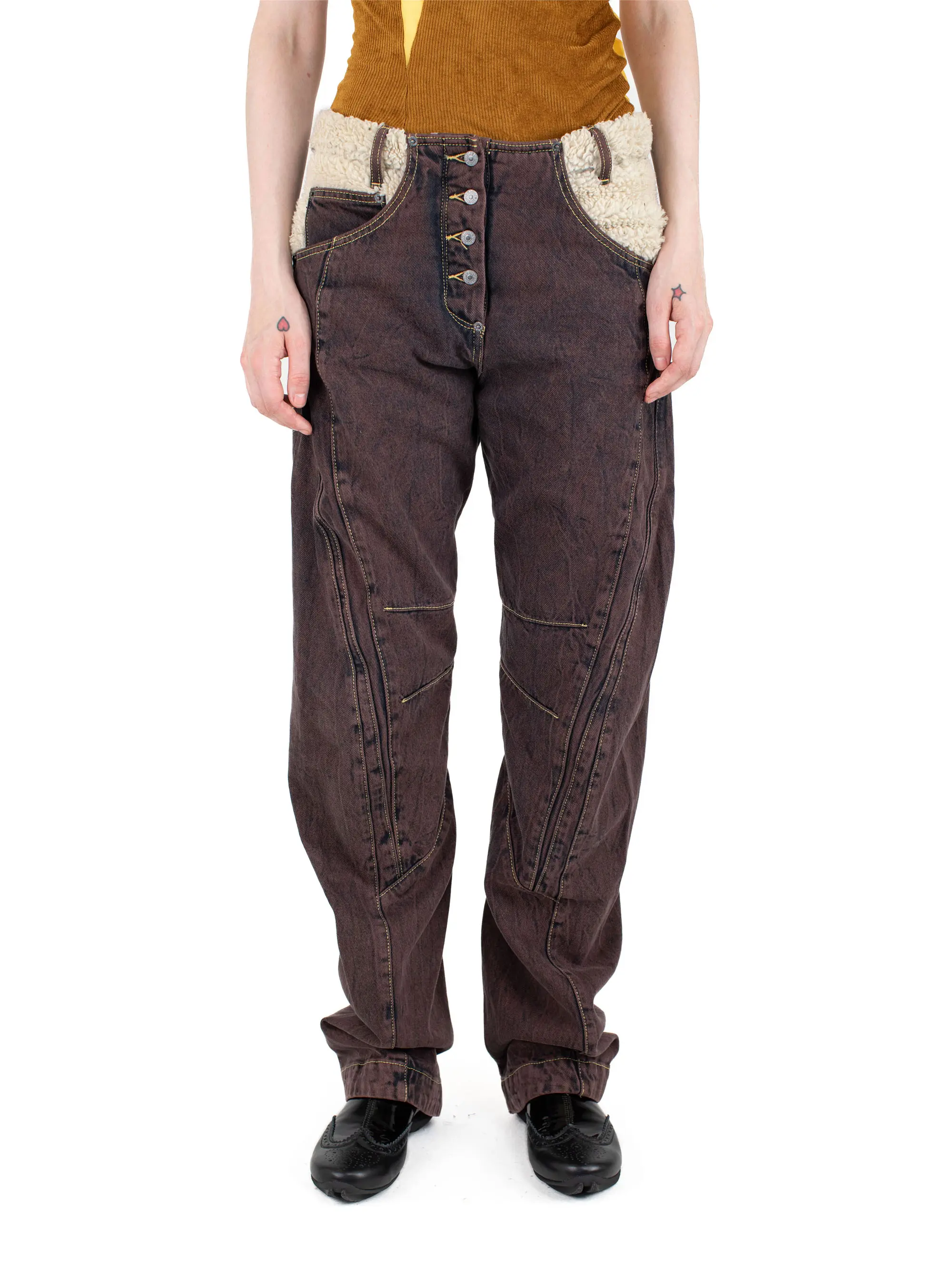 KIKO KOSTADINOV Levi's Faun Twisted Jeans – Brown
