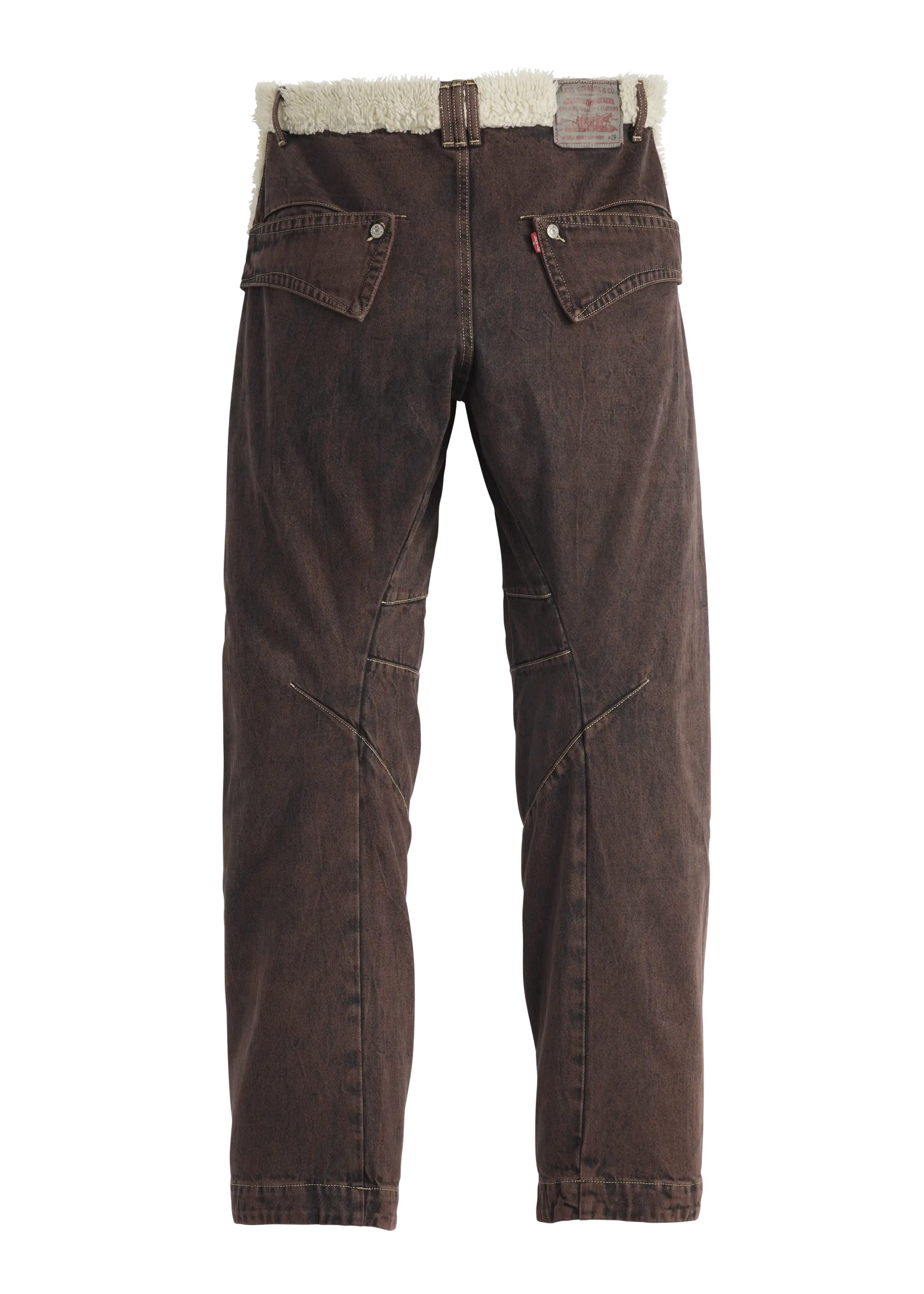 KIKO KOSTADINOV Levi's Faun Twisted Jeans – Brown
