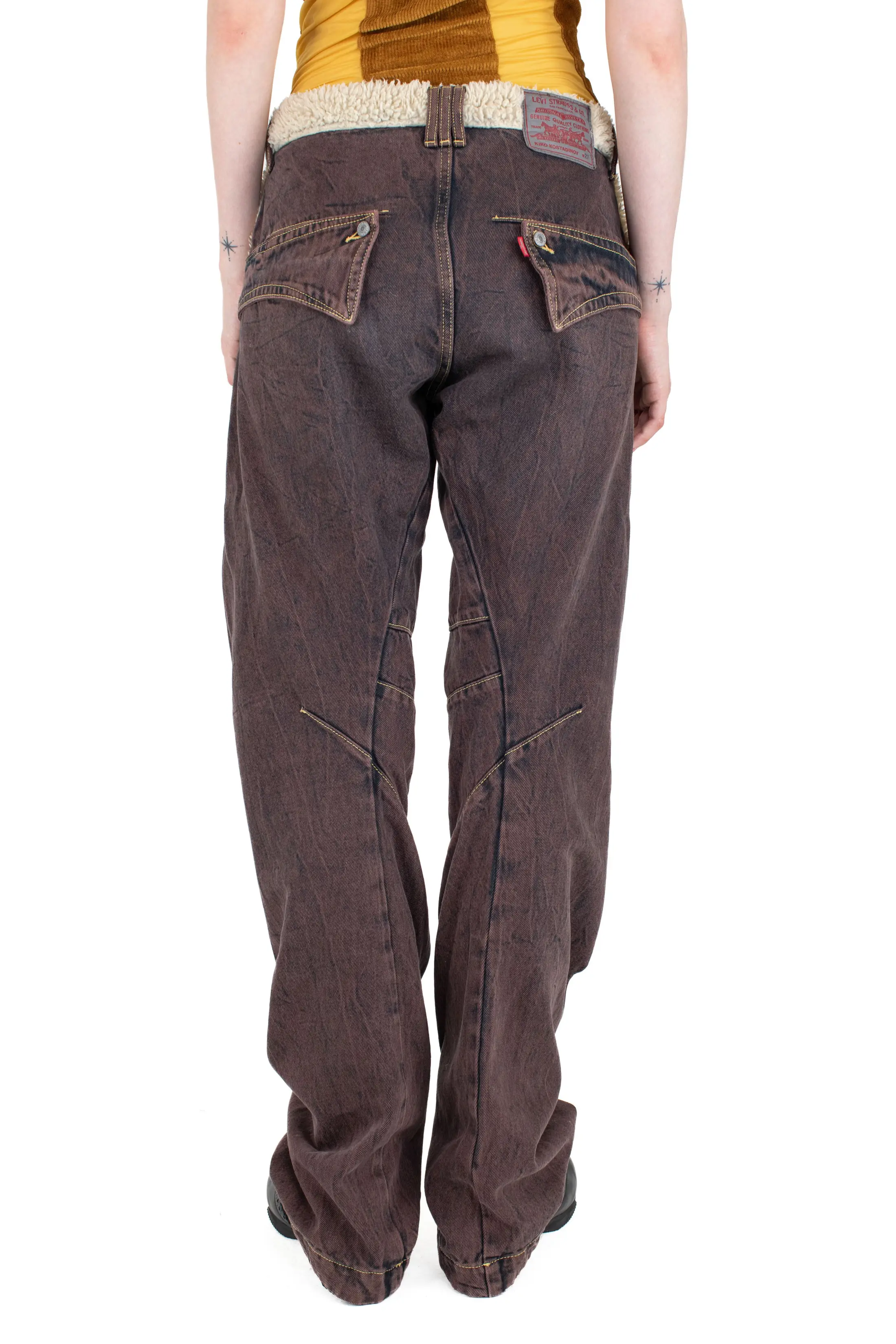 KIKO KOSTADINOV – Levi's Faun Twisted Jeans – Brown