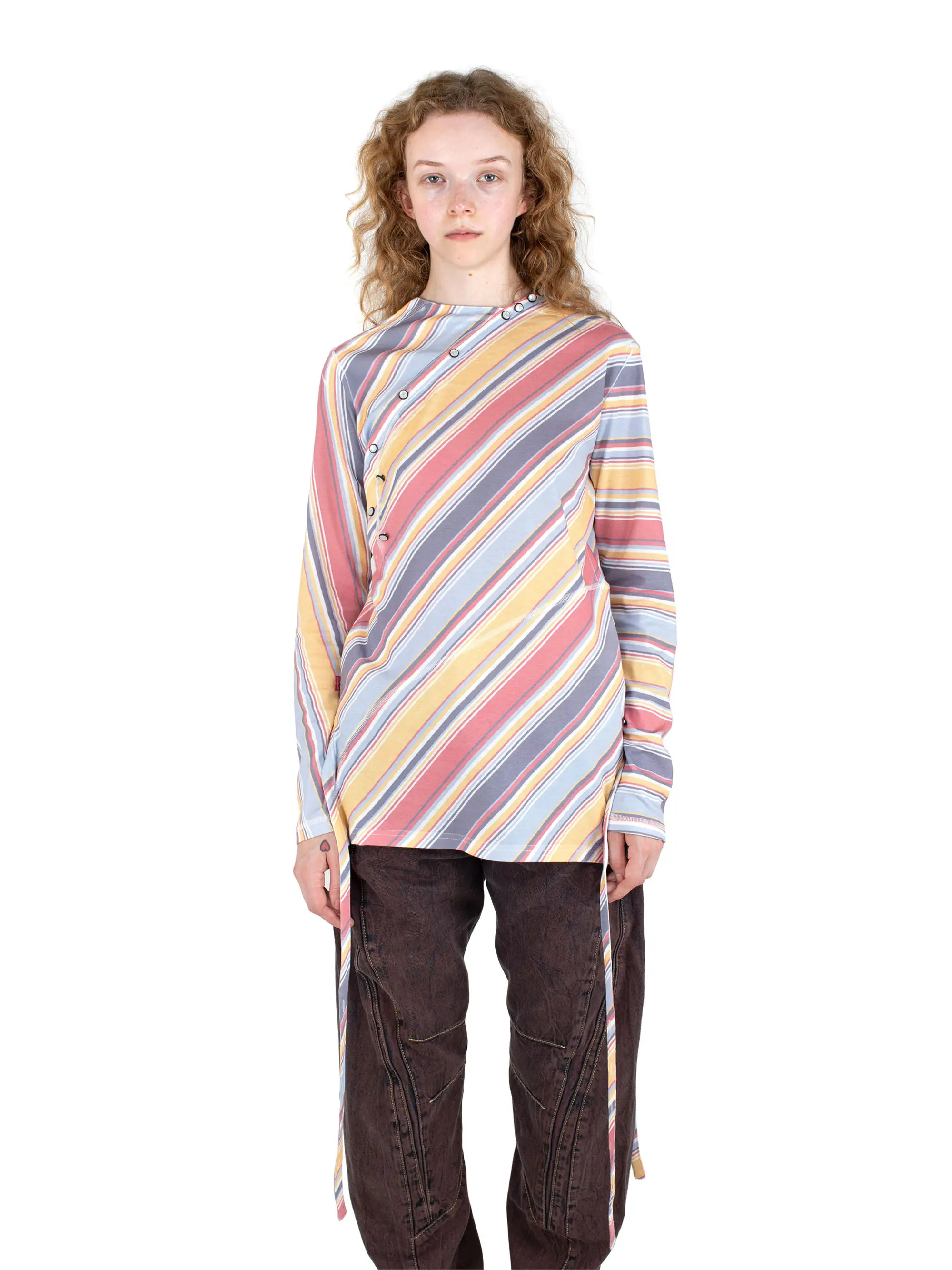 Kiko Kostadinov Rex Striped Jumper In Green | ModeSens