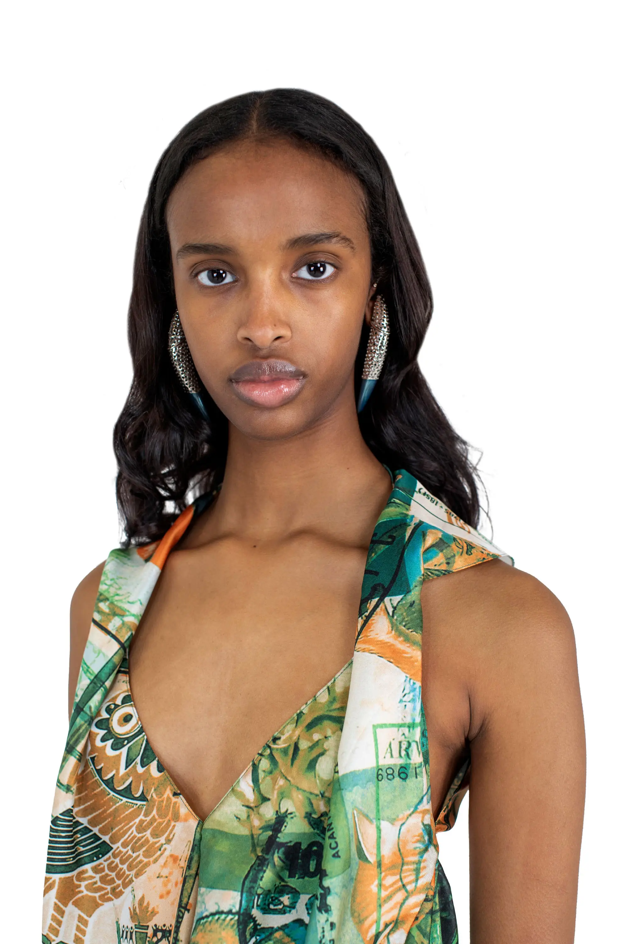KIKO KOSTADINOV MARKARIAN SLEEVELESS BLOUSE - MARKARIAN PRINT