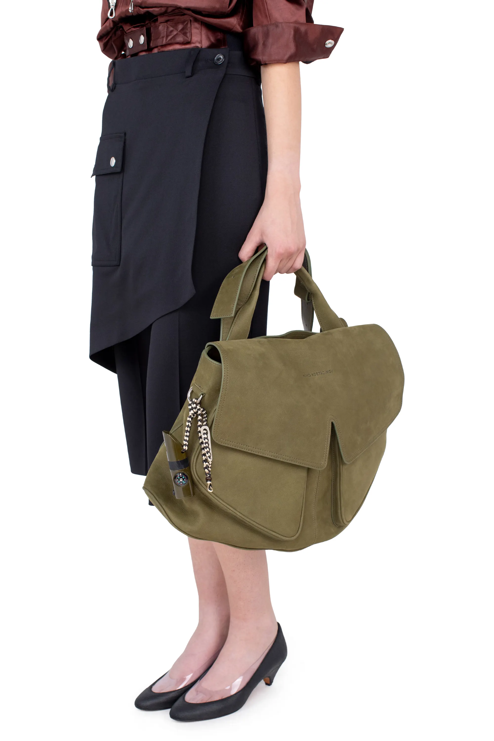 KIKO KOSTADINOV MEZULARI BAG - ARTICHOKE GREEN