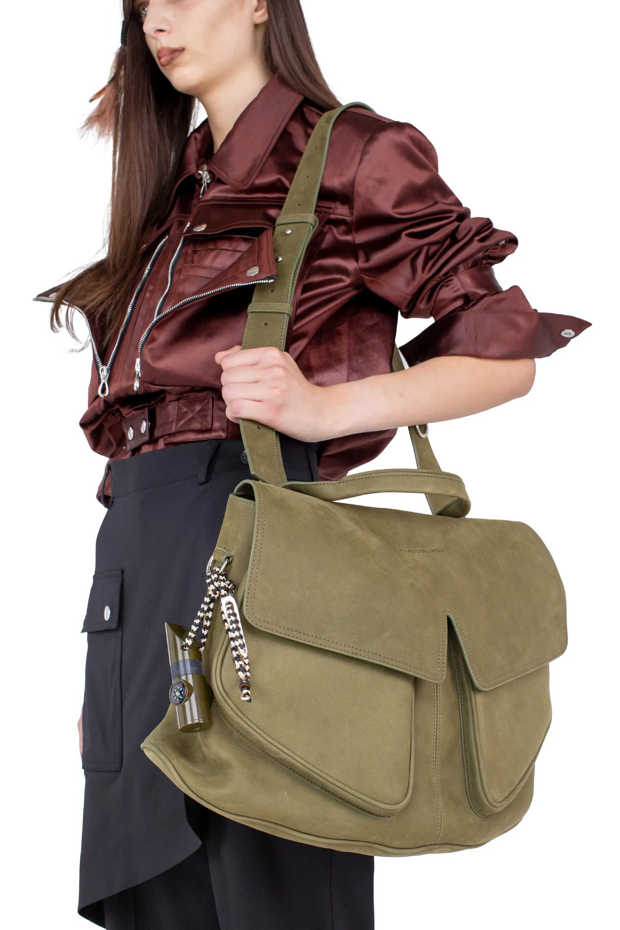 KIKO KOSTADINOV MEZULARI BAG - ARTICHOKE GREEN