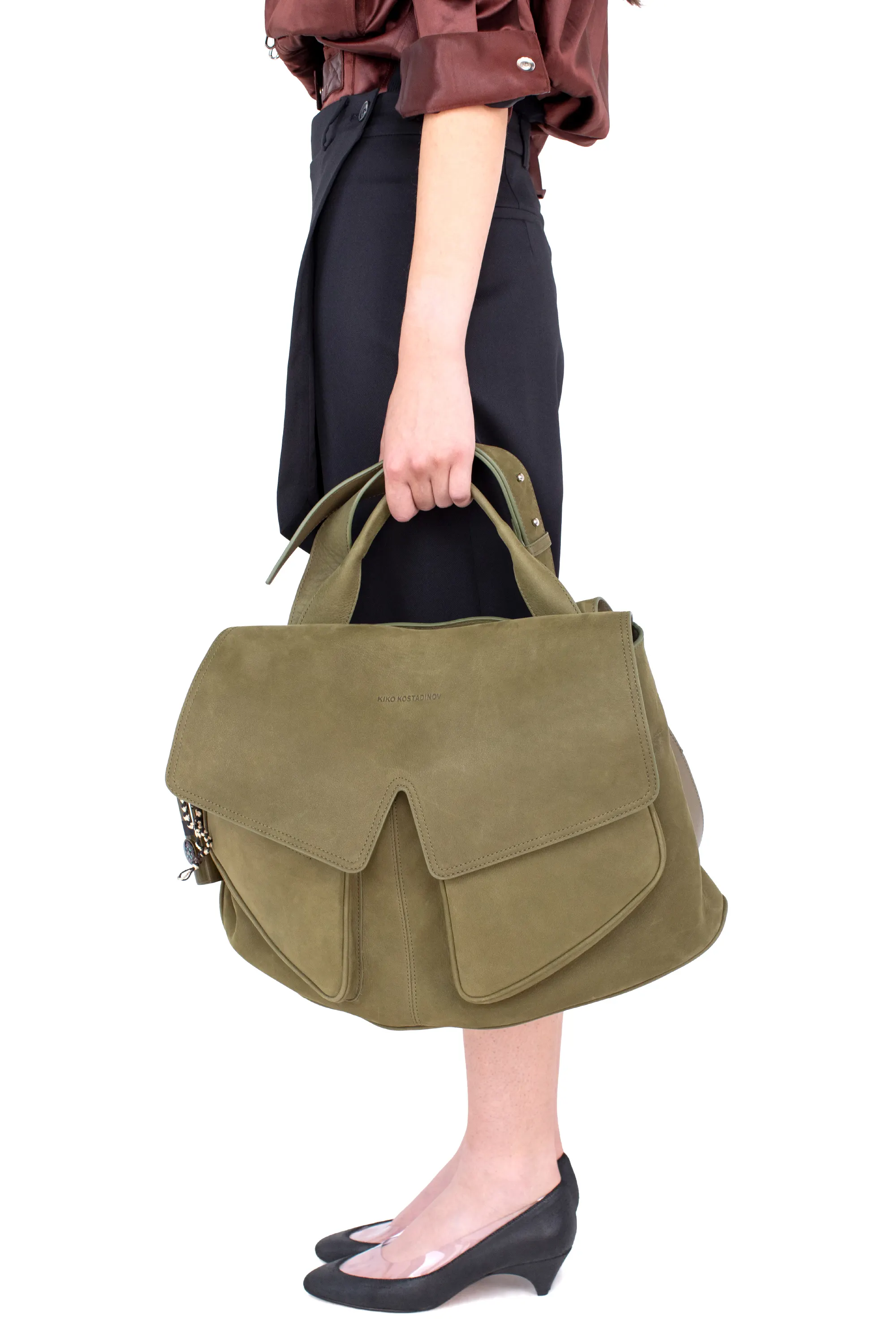 KIKO KOSTADINOV MEZULARI BAG - ARTICHOKE GREEN