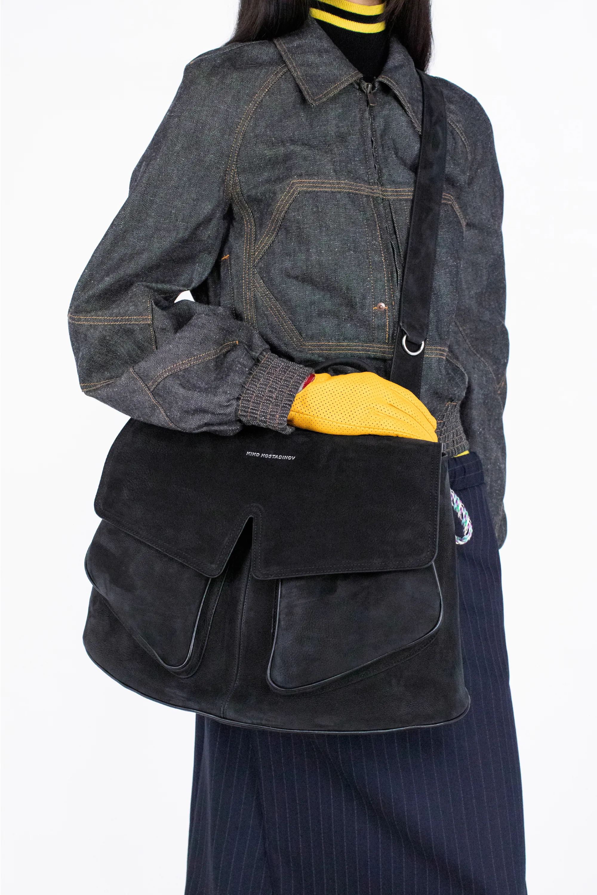 MEZULARI BAG - DISTRESSED BLACK – KIKO KOSTADINOV