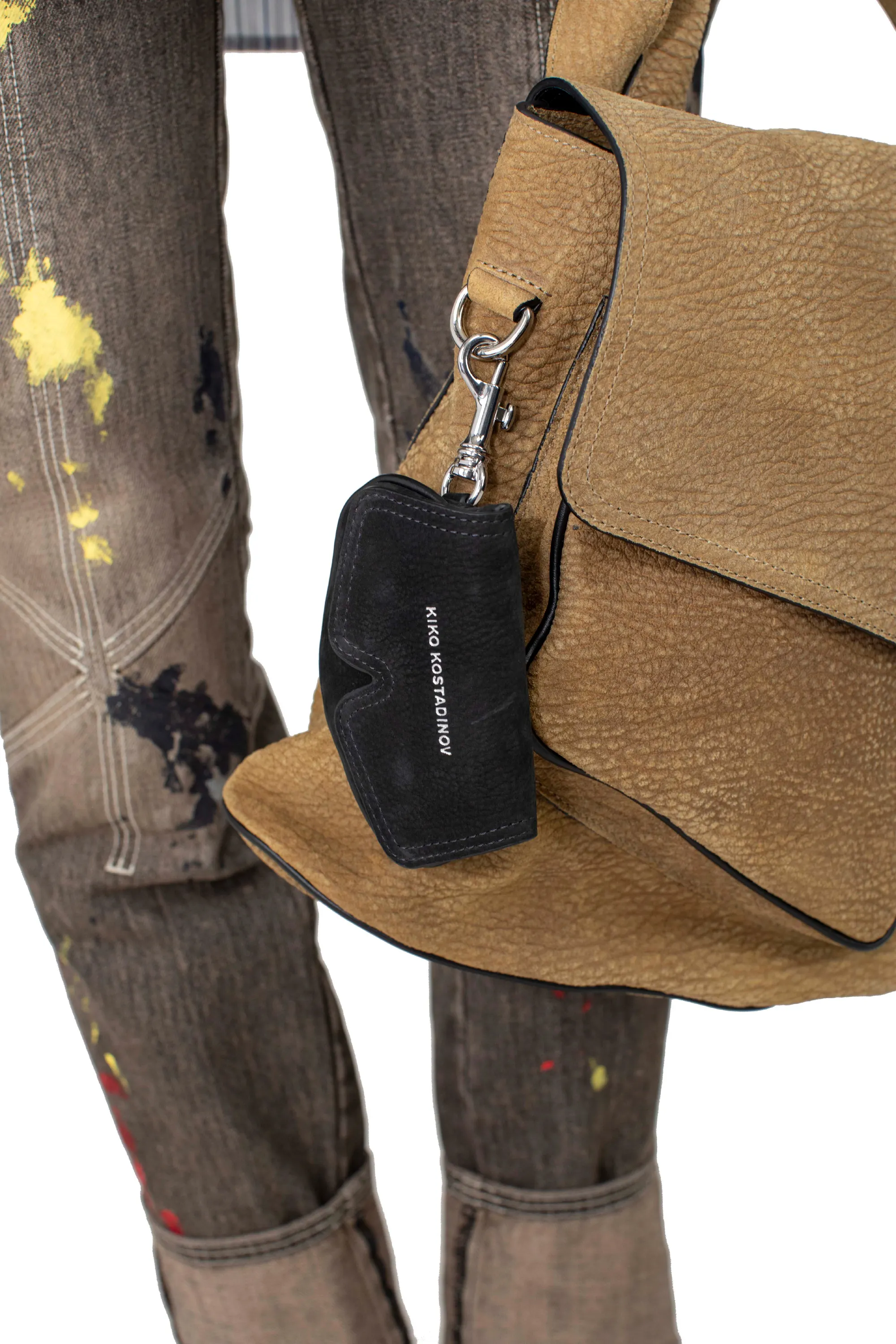 KIKO KOSTADINOV MEZULARI CARD HOLDER - DISTRESSED BLACK