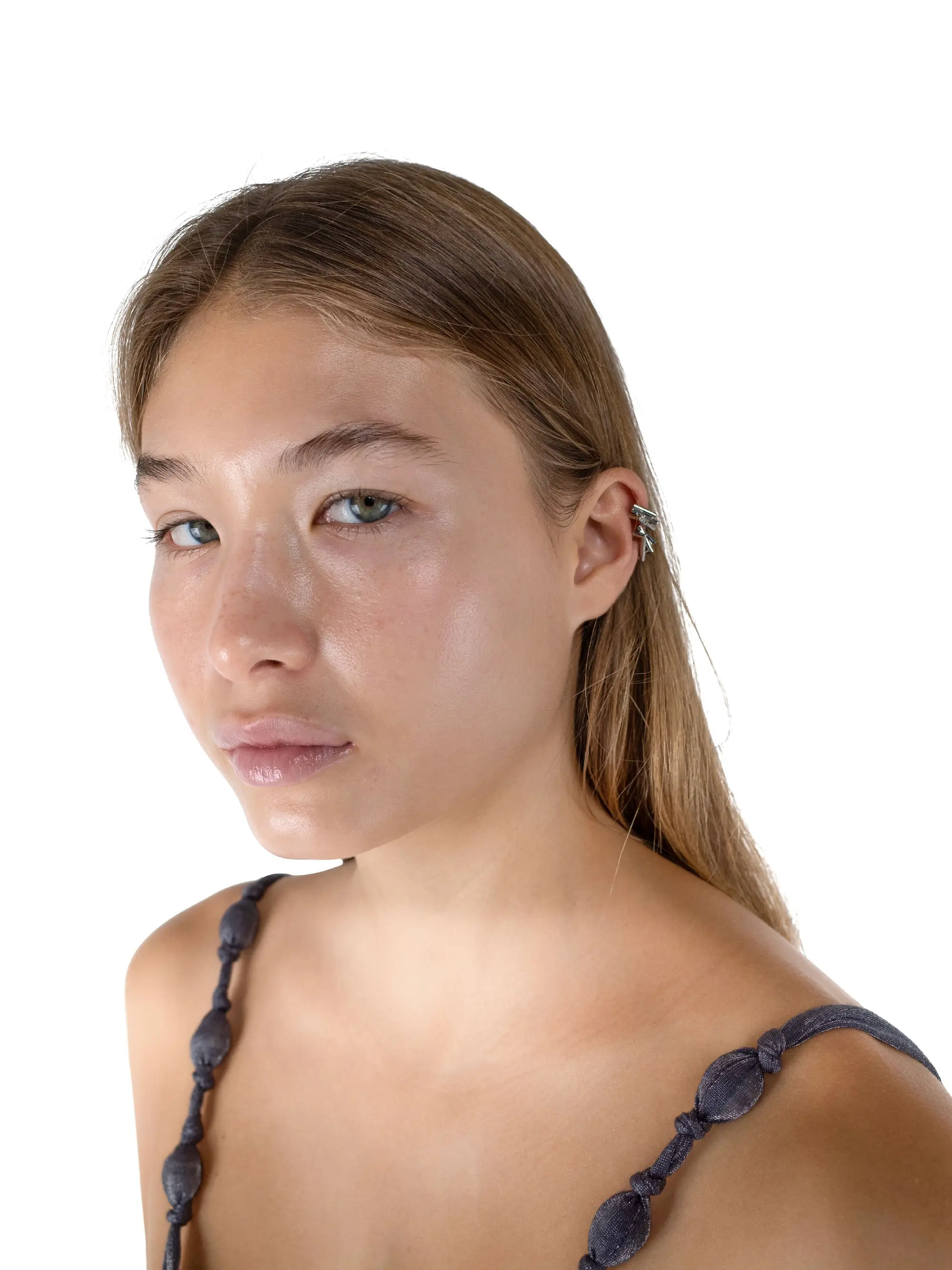 KIKO KOSTADINOV MINI POLYGON EAR CUFF PALLADIUM