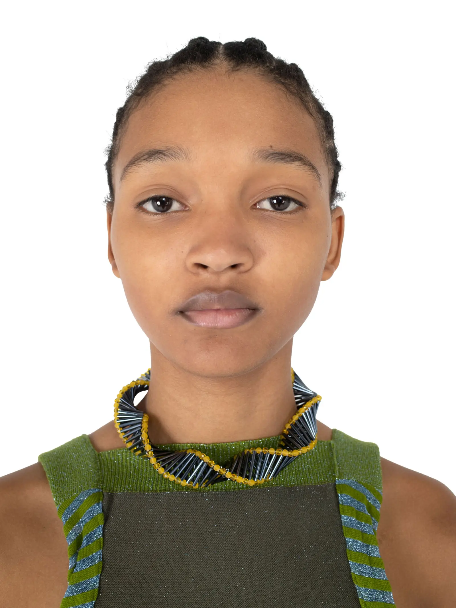 KIKO KOSTADINOV MOBIUS NECKLACE - GUNMETAL/YELLOW