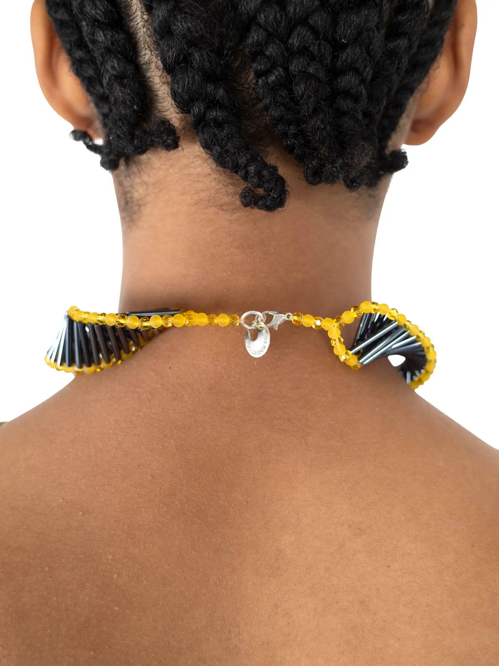 KIKO KOSTADINOV MOBIUS NECKLACE - GUNMETAL/YELLOW