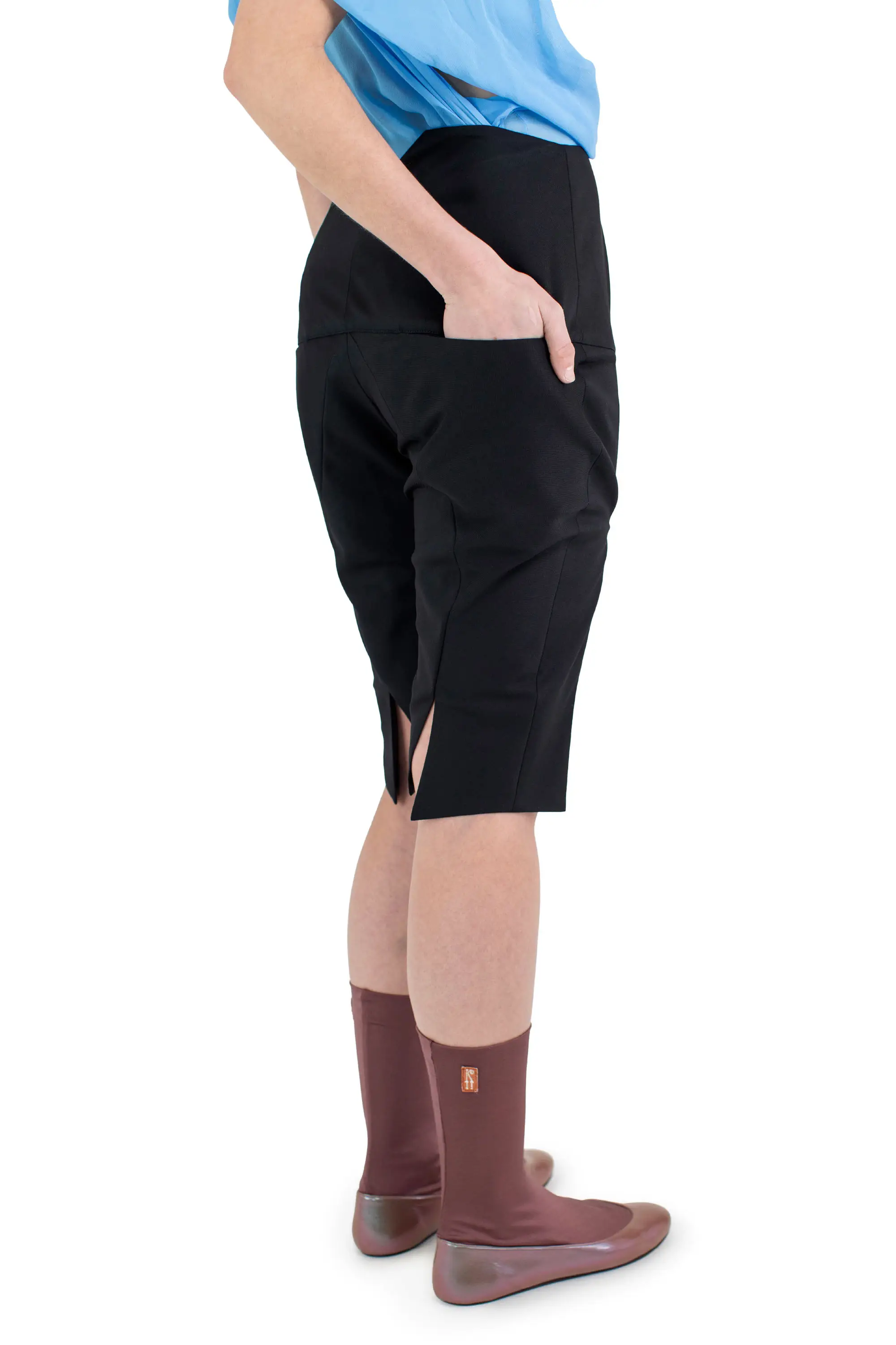 KIKO KOSTADINOV PENNON SHORTS - NIGHT BLACK
