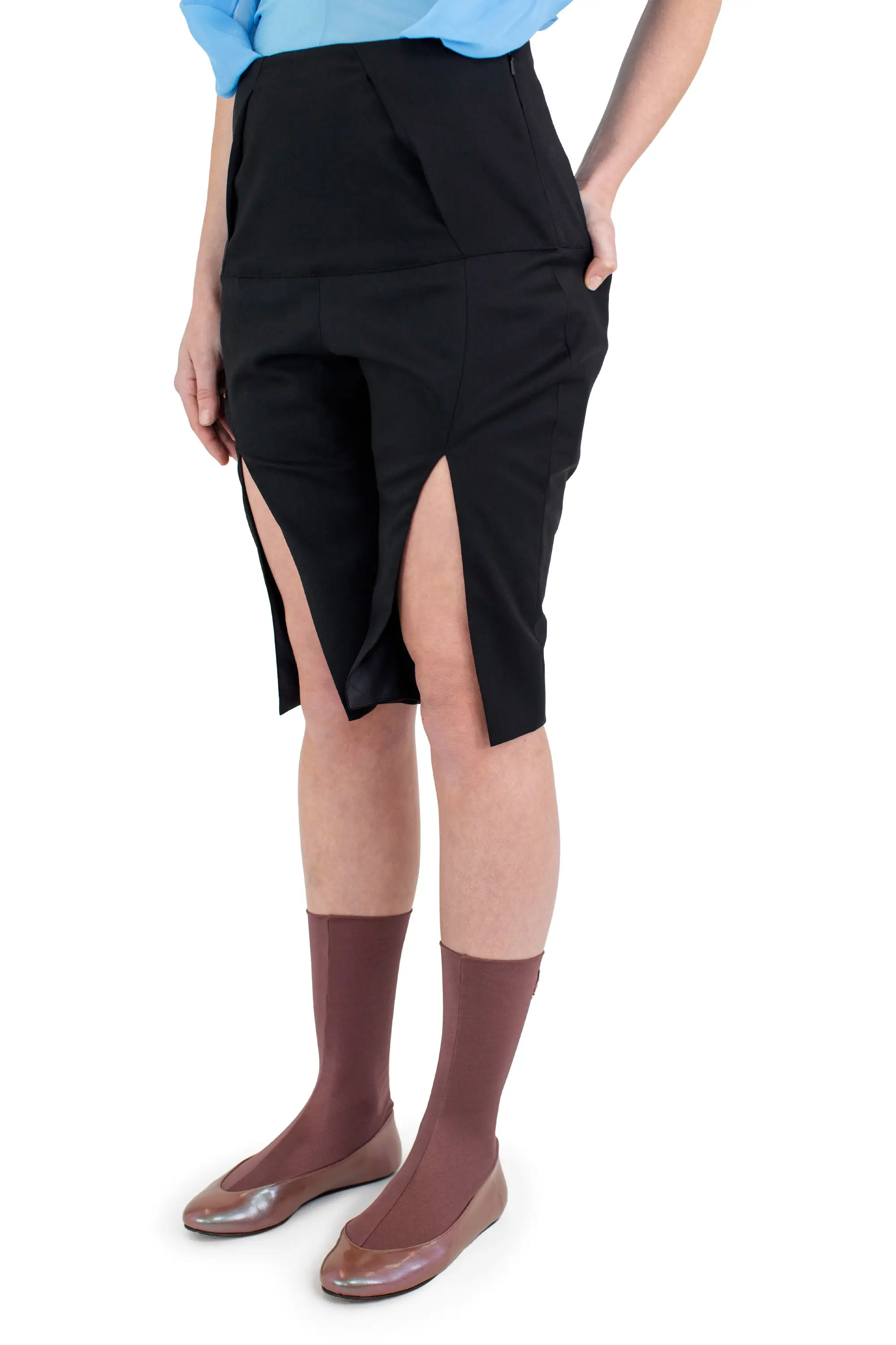 KIKO KOSTADINOV PENNON SHORTS - NIGHT BLACK