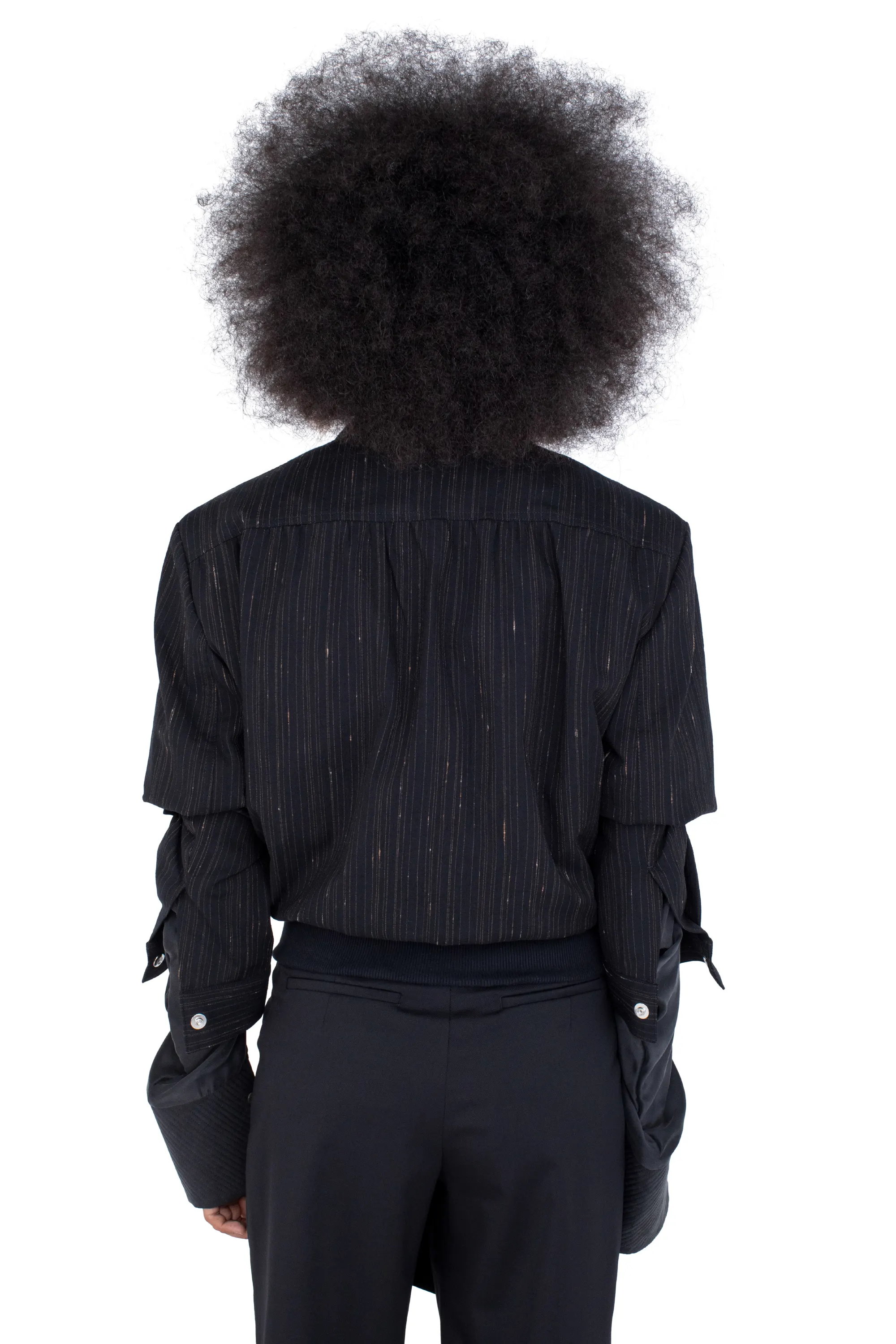 KIKO KOSTADINOV PEREGRINE JACKET - CHARCOAL & ROSE