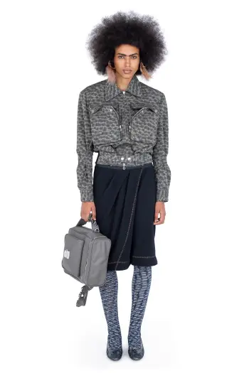 KIKO KOSTADINOV PEREGRINE JACKET - FEATHER PRINT