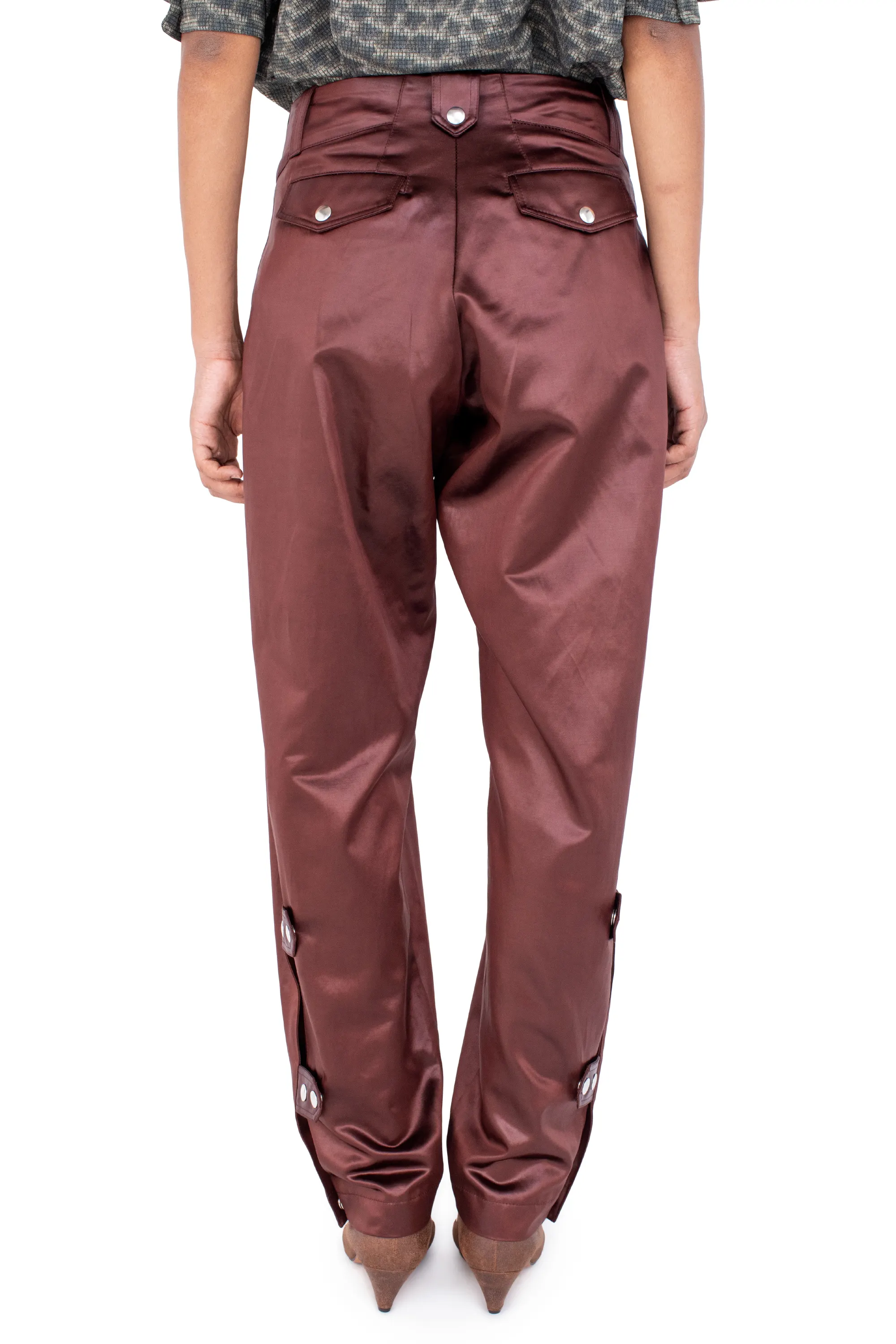 KIKO KOSTADINOV PEREGRINE TROUSERS - BURNT UMBER