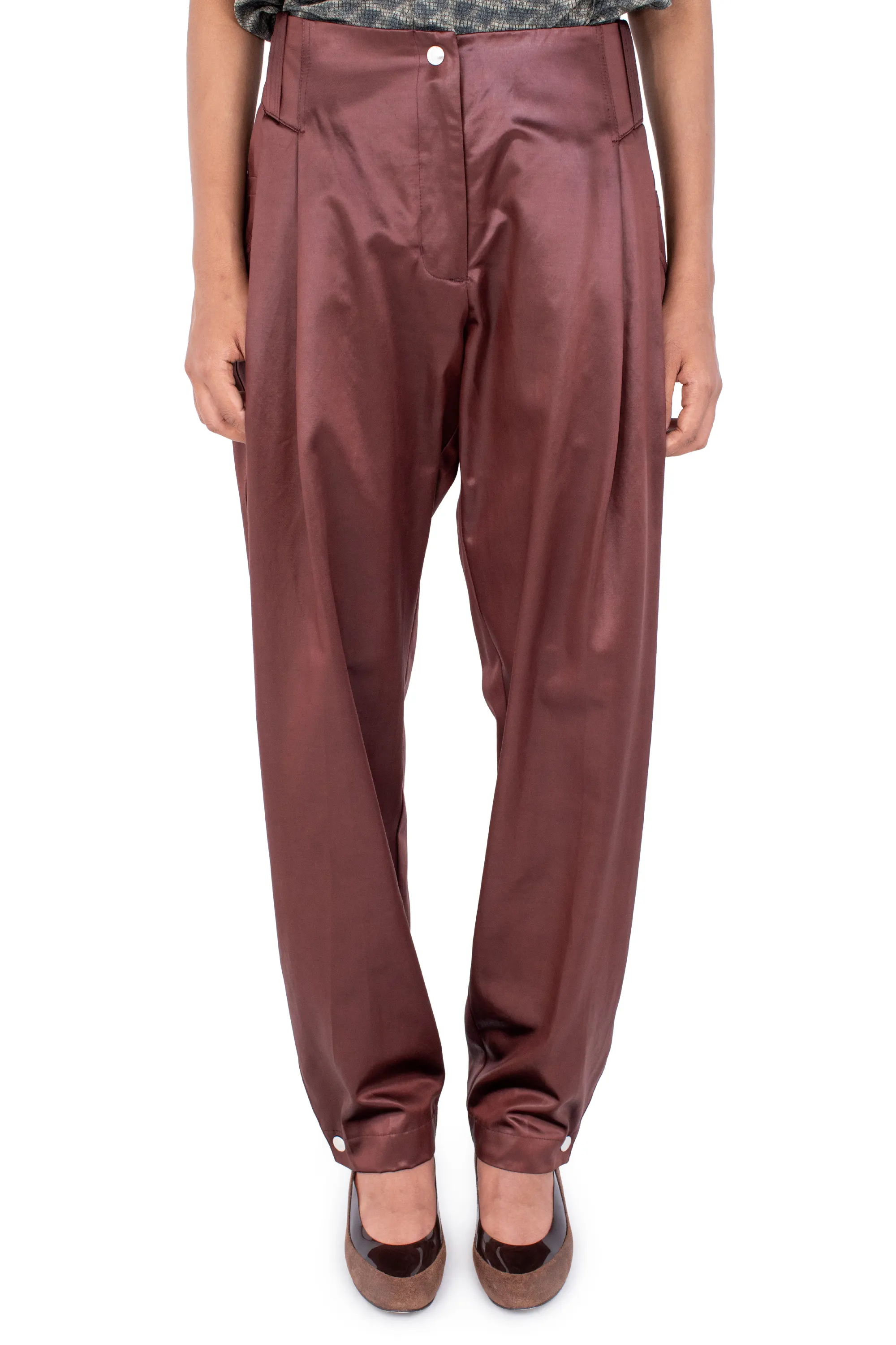 KIKO KOSTADINOV PEREGRINE TROUSERS - BURNT UMBER