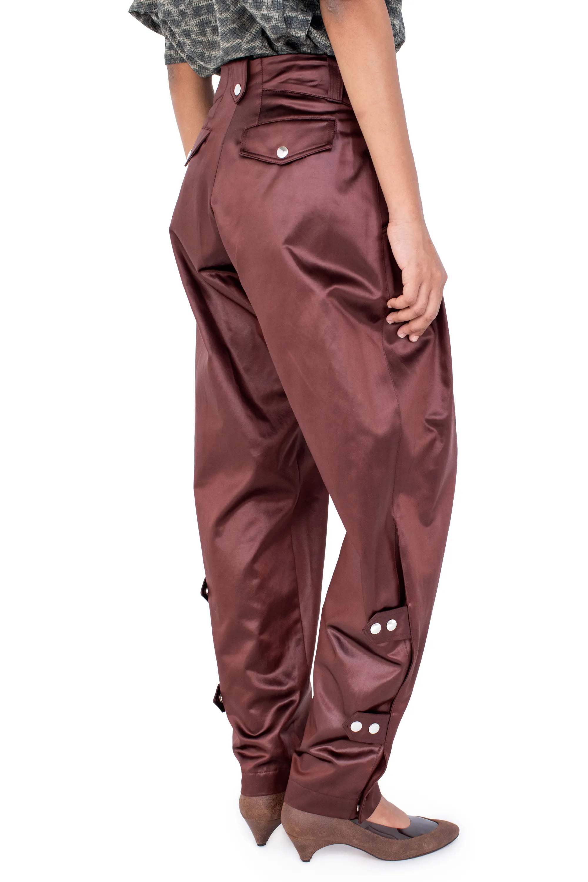 KIKO KOSTADINOV PEREGRINE TROUSERS - BURNT UMBER