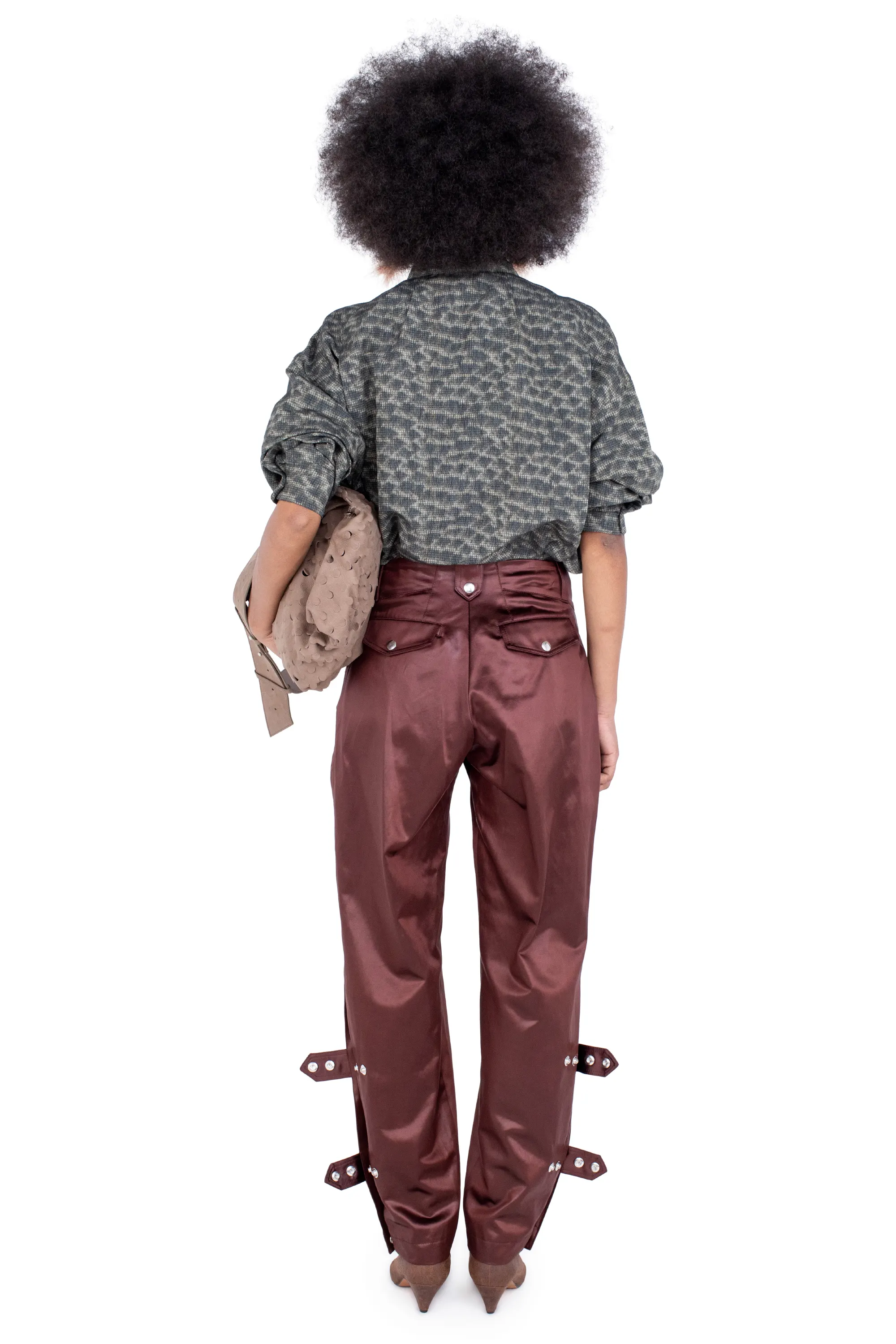 KIKO KOSTADINOV PEREGRINE TROUSERS - BURNT UMBER