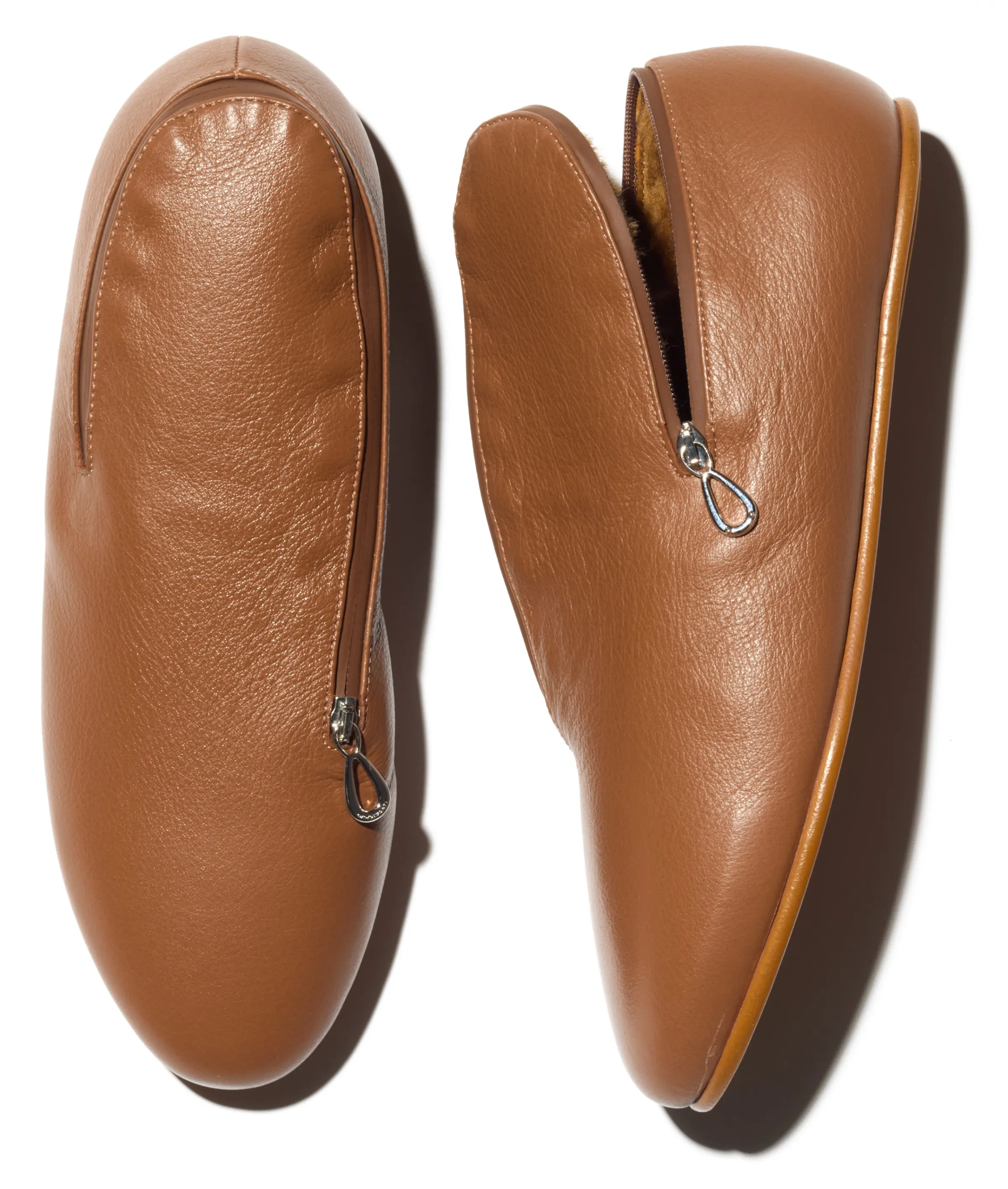 KIKO KOSTADINOV PETREL SHEARLING LINED LOAFERS - AUTUMNAL BROWN