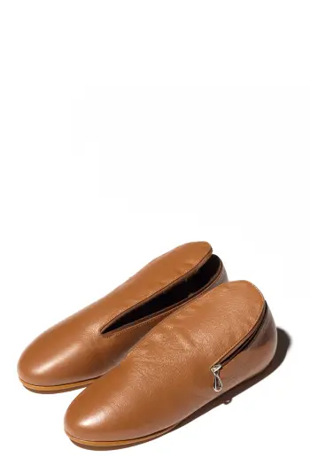 KIKO KOSTADINOV PETREL SHEARLING LINED LOAFERS - AUTUMNAL BROWN