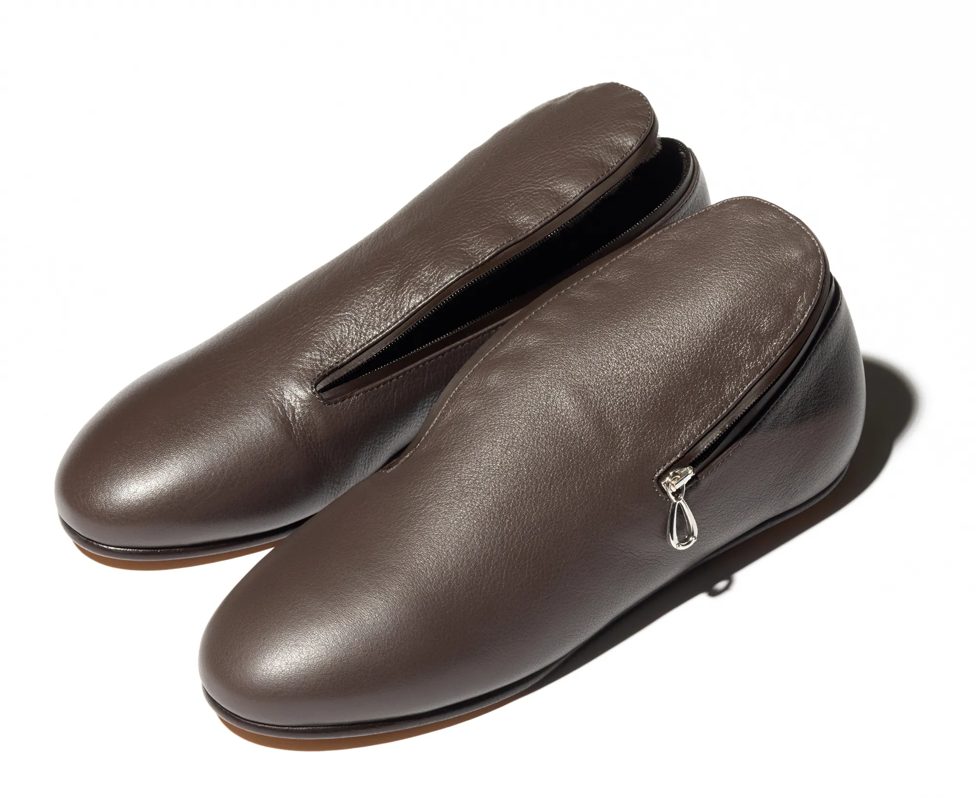 KIKO KOSTADINOV PETREL SHEARLING LINED LOAFERS - PANTHER BLACK