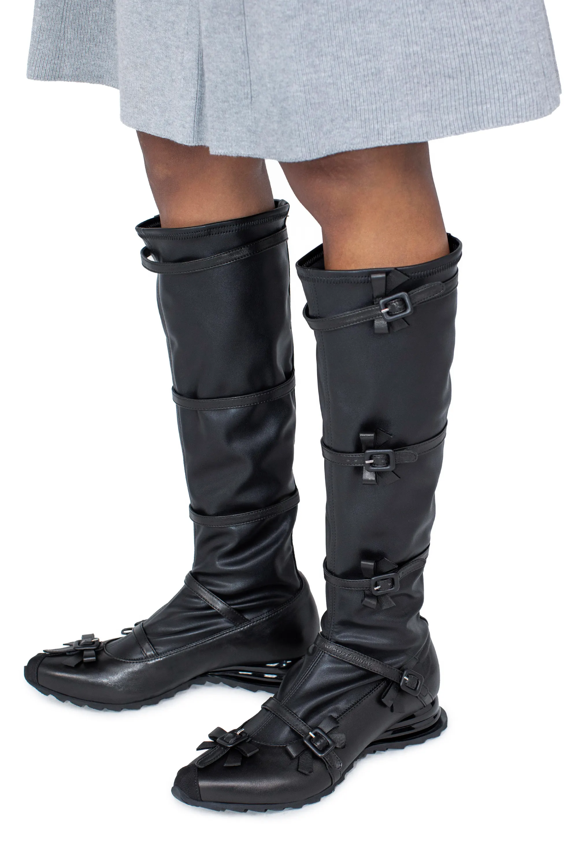 RIBBON HIGH BOOT BLACK – KIKO KOSTADINOV