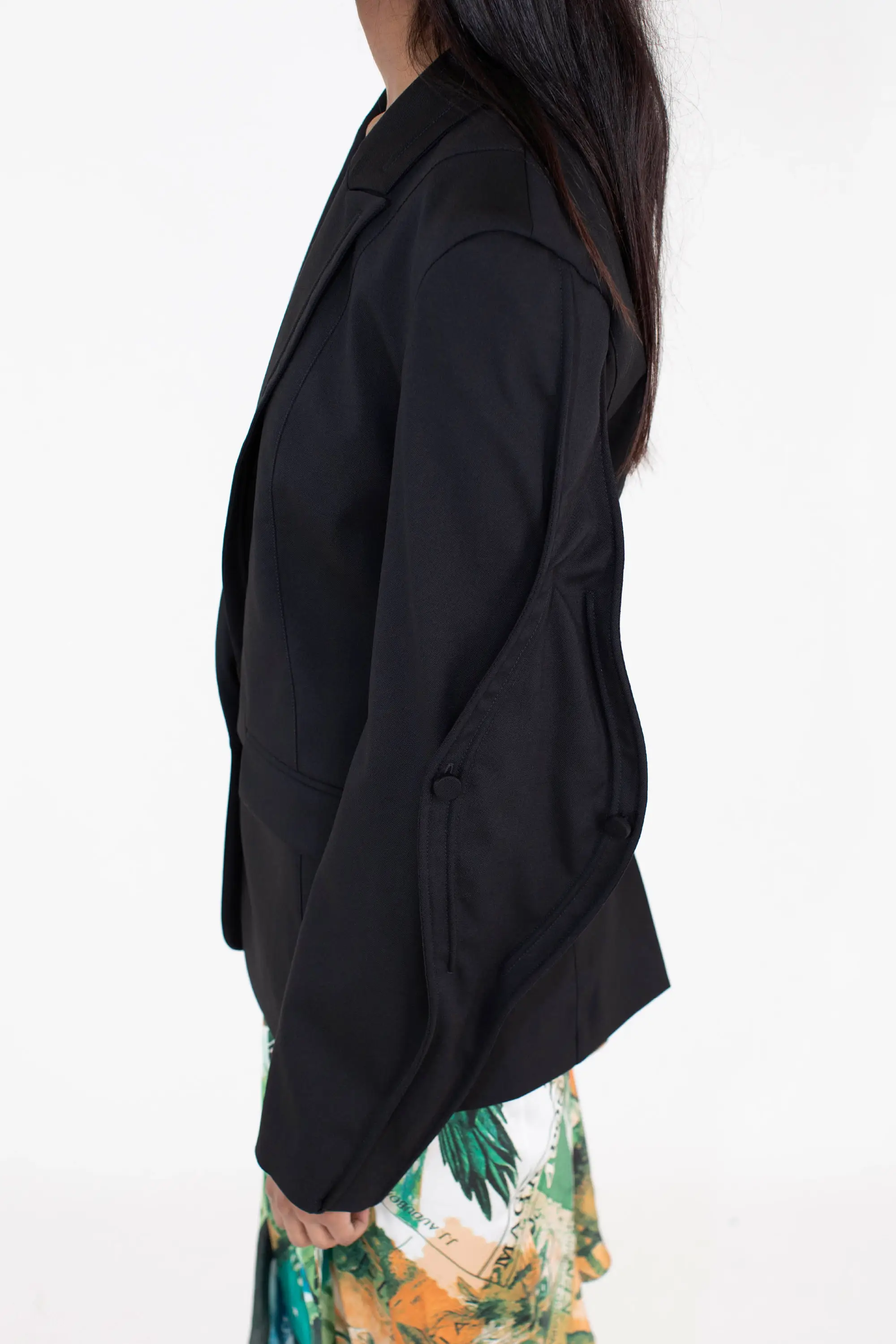 KIKO KOSTADINOV SENECA TAILORED JACKET - NIGHT BLACK