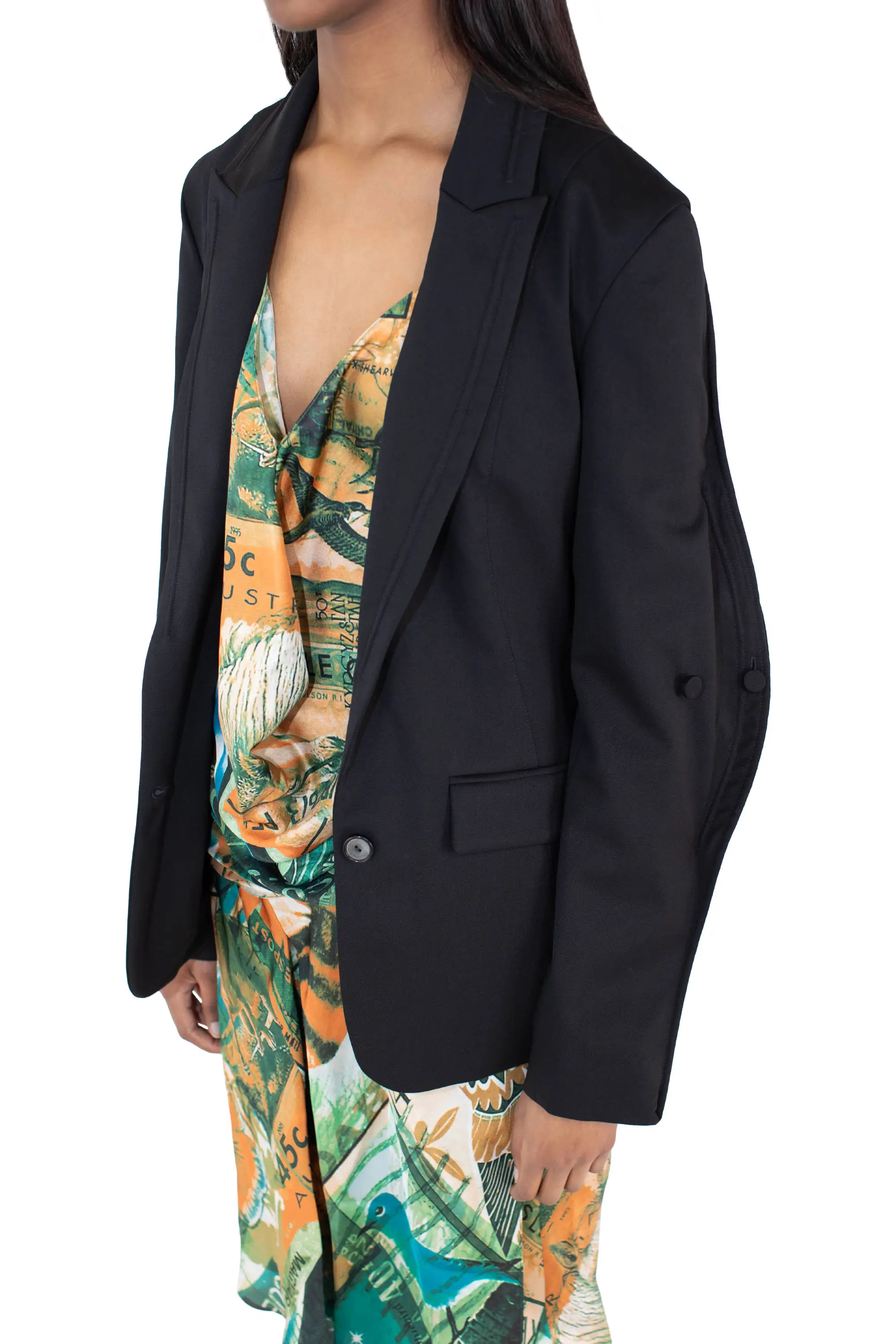 KIKO KOSTADINOV SENECA TAILORED JACKET - NIGHT BLACK