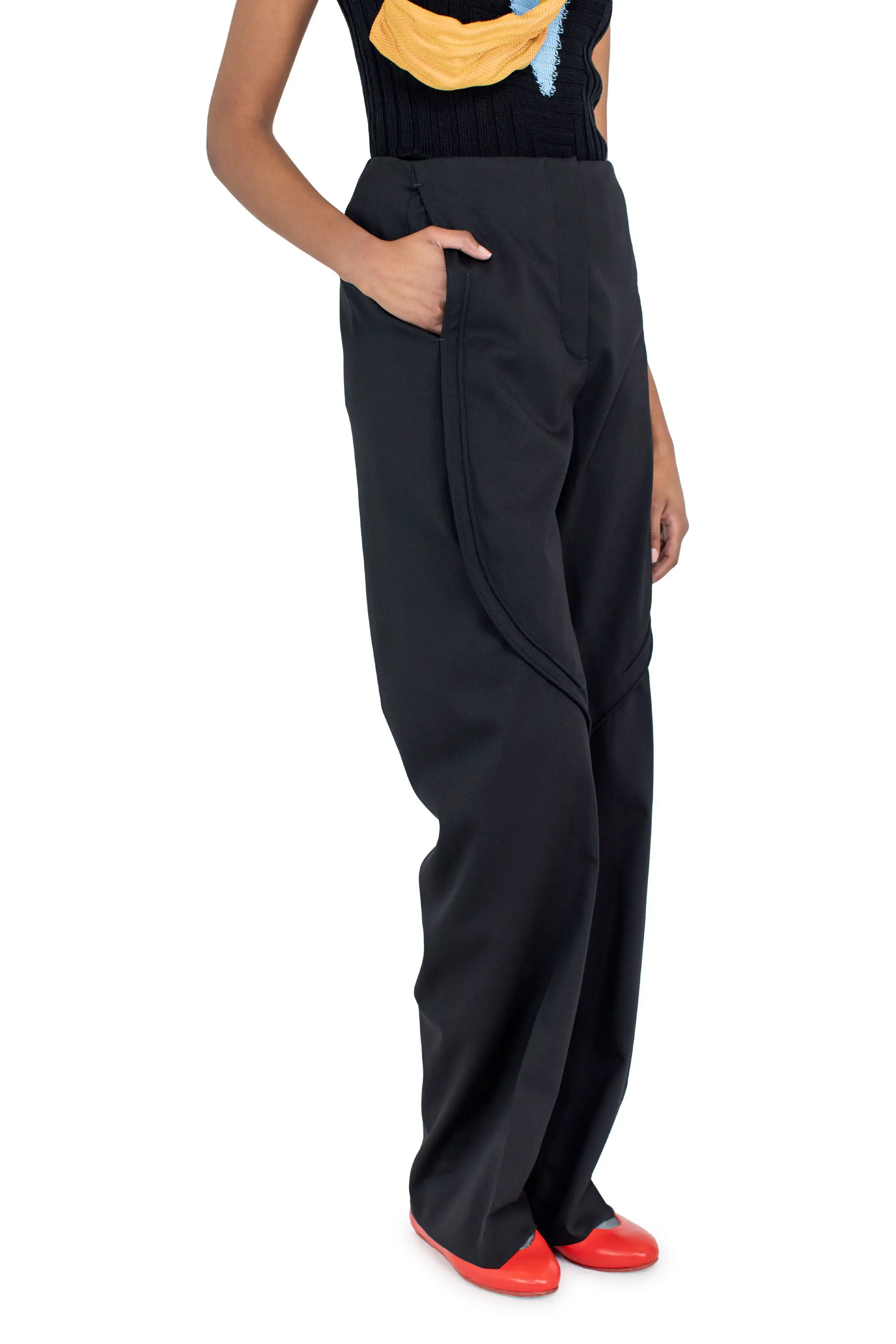 KIKO KOSTADINOV SENECA TAILORED TROUSER - NIGHT BLACK