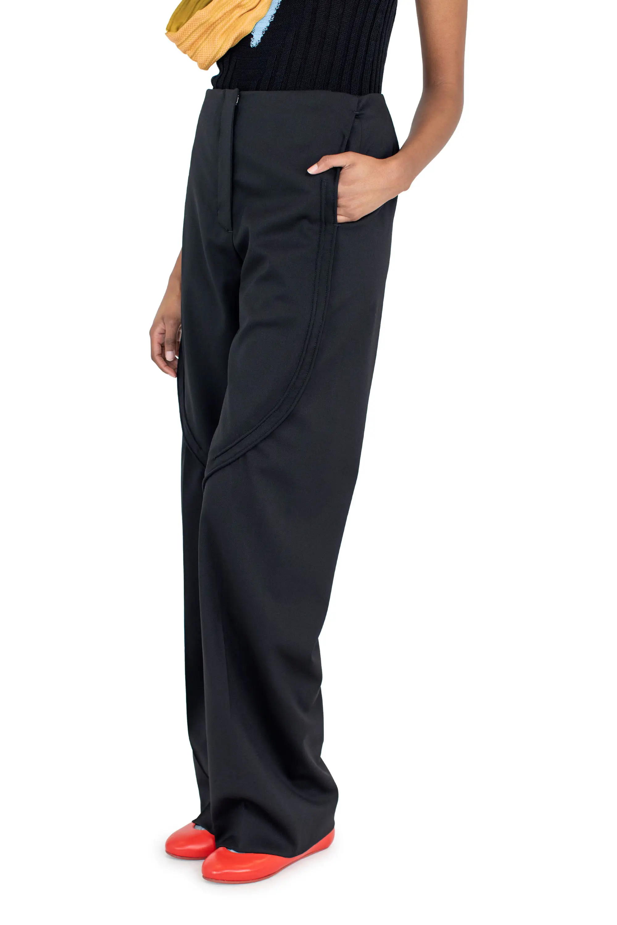 KIKO KOSTADINOV SENECA TAILORED TROUSER - NIGHT BLACK