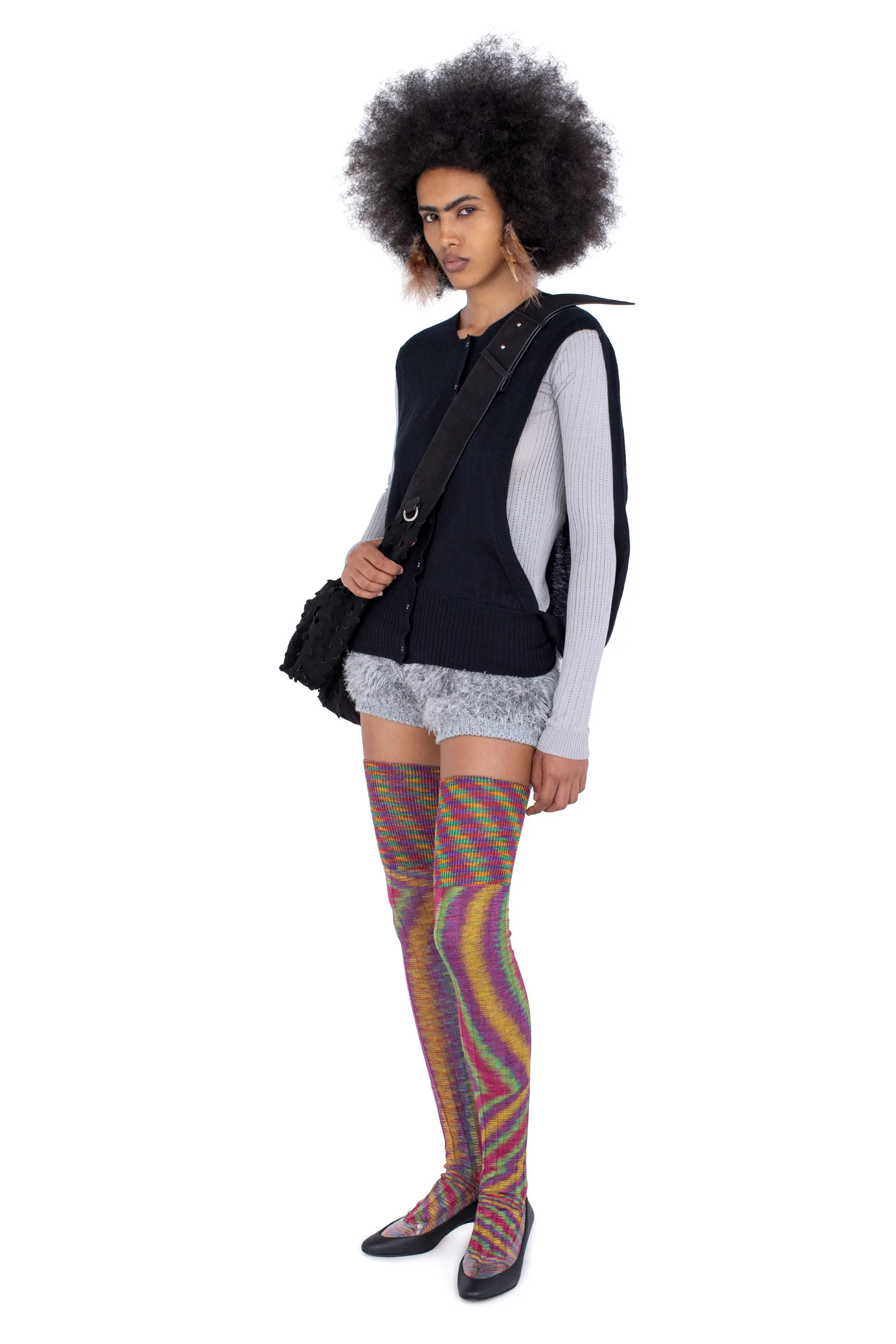 KIKO KOSTADINOV SITELLA THIGH HIGH SOCKS - RAINBOW SPACE DYE